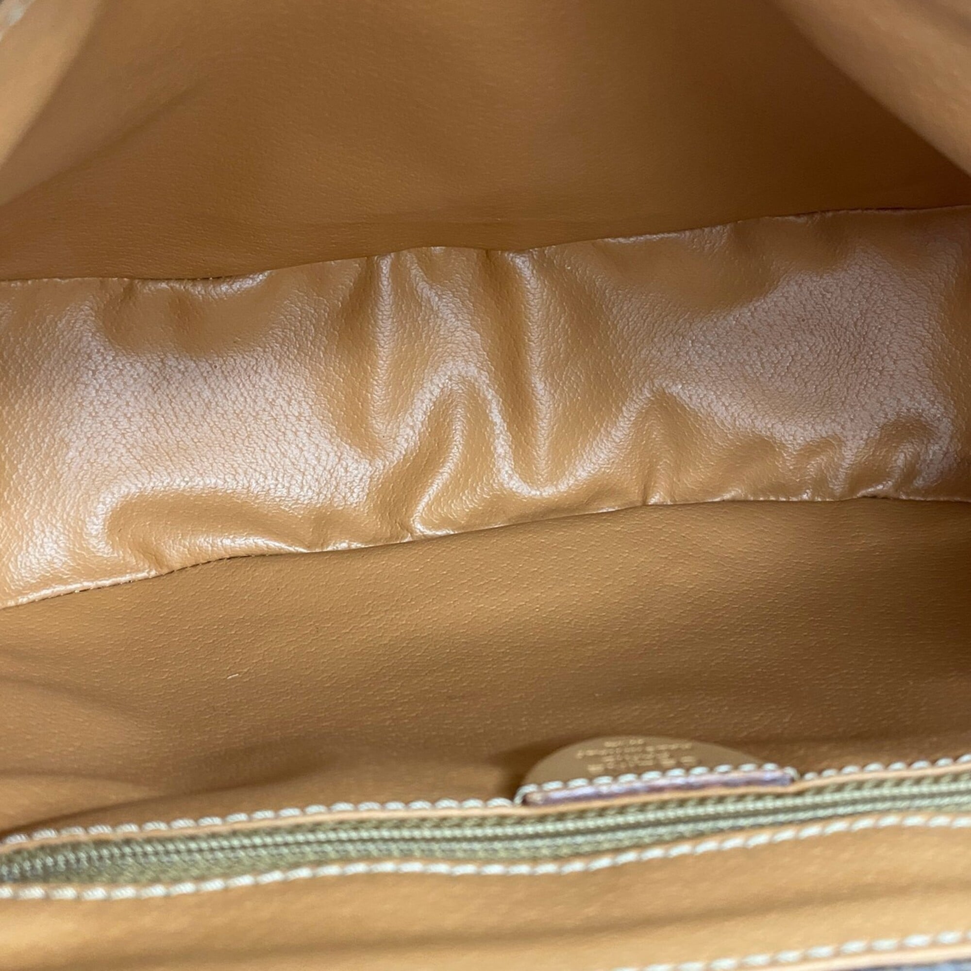 Celine Brown Leather Pvc Pochette Shoulder Bag (Pre-Owned)