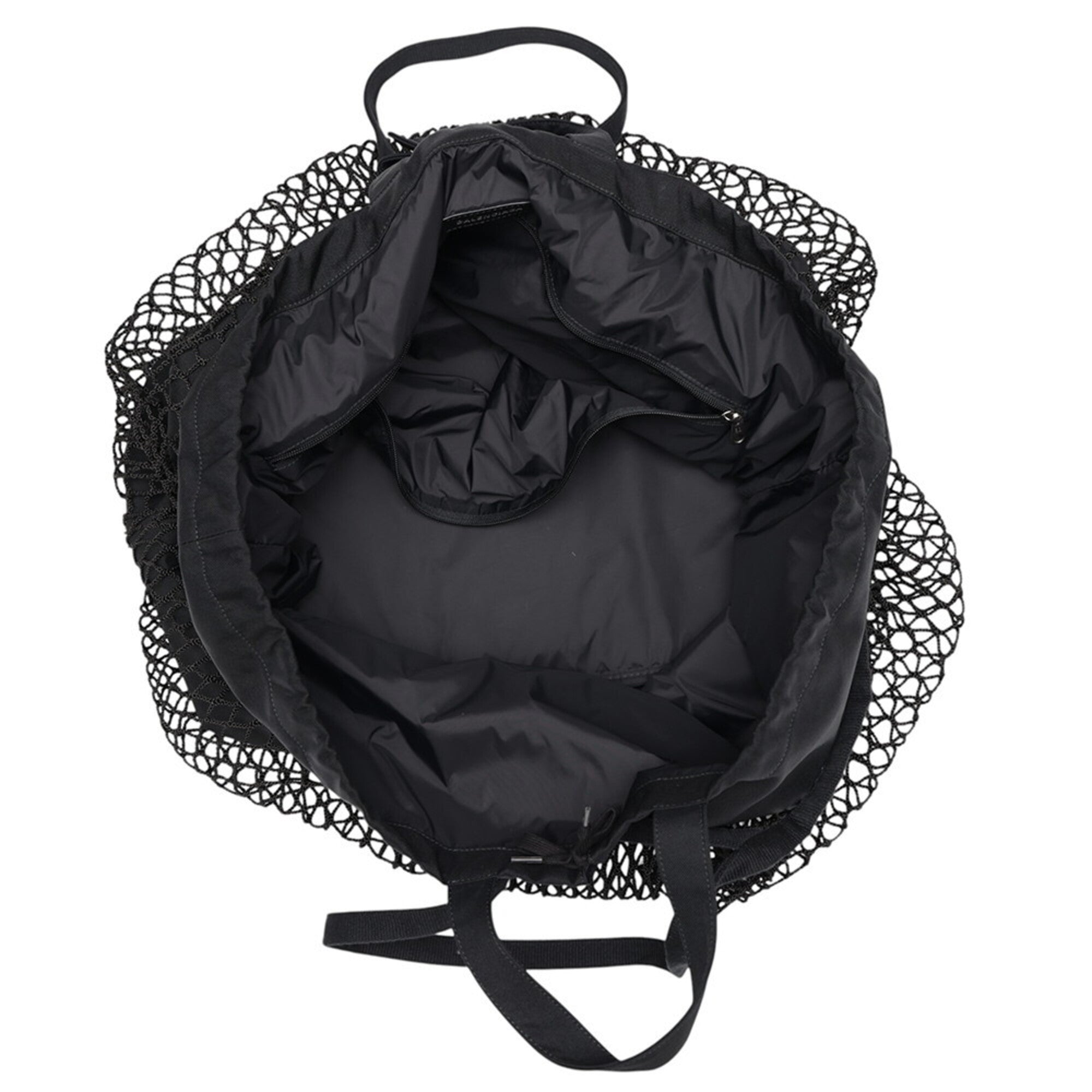 Balenciaga Black Canvas Nylon Handbag Tote Bag (Pre-Owned)