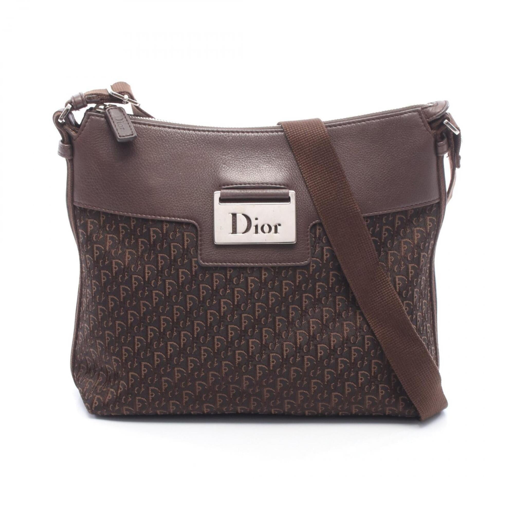 Christian Dior Brown Trotter Handbag Shoulder Bag (Pre-Owned)
