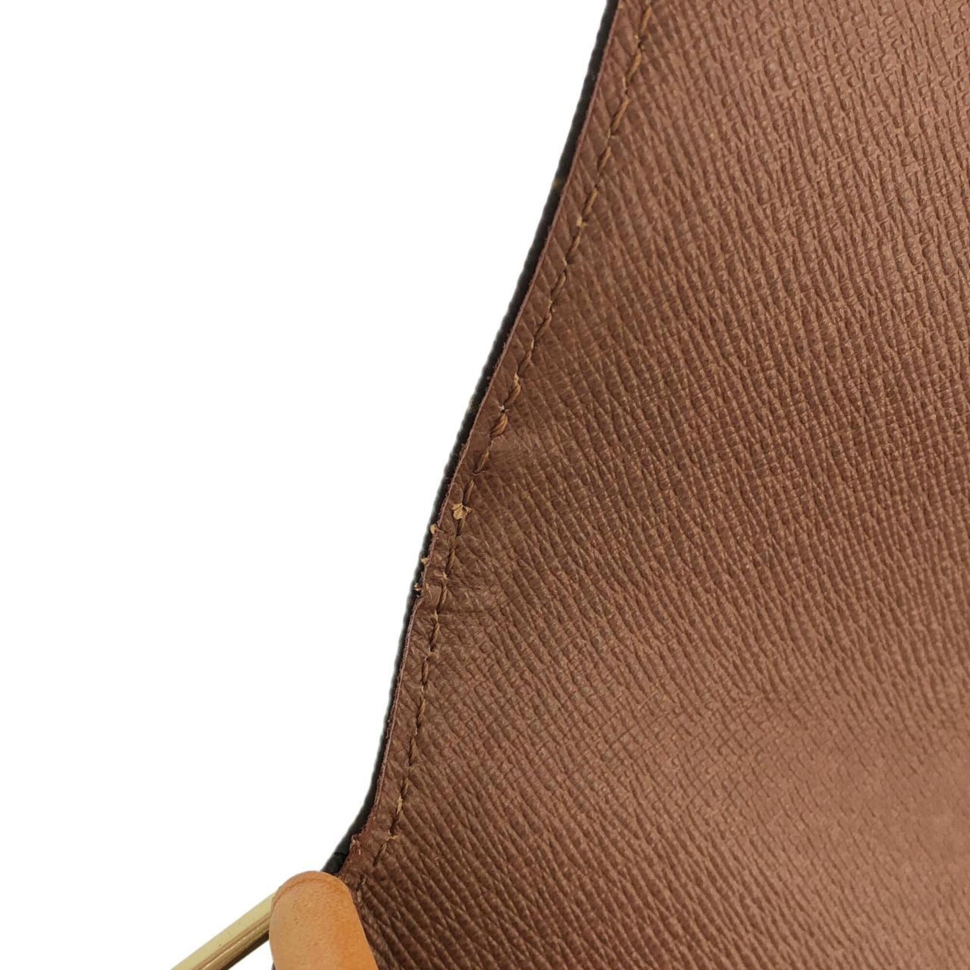 Louis Vuitton Monogram Marron Coated Canvas Shoulder Bag (Pre-Owned)