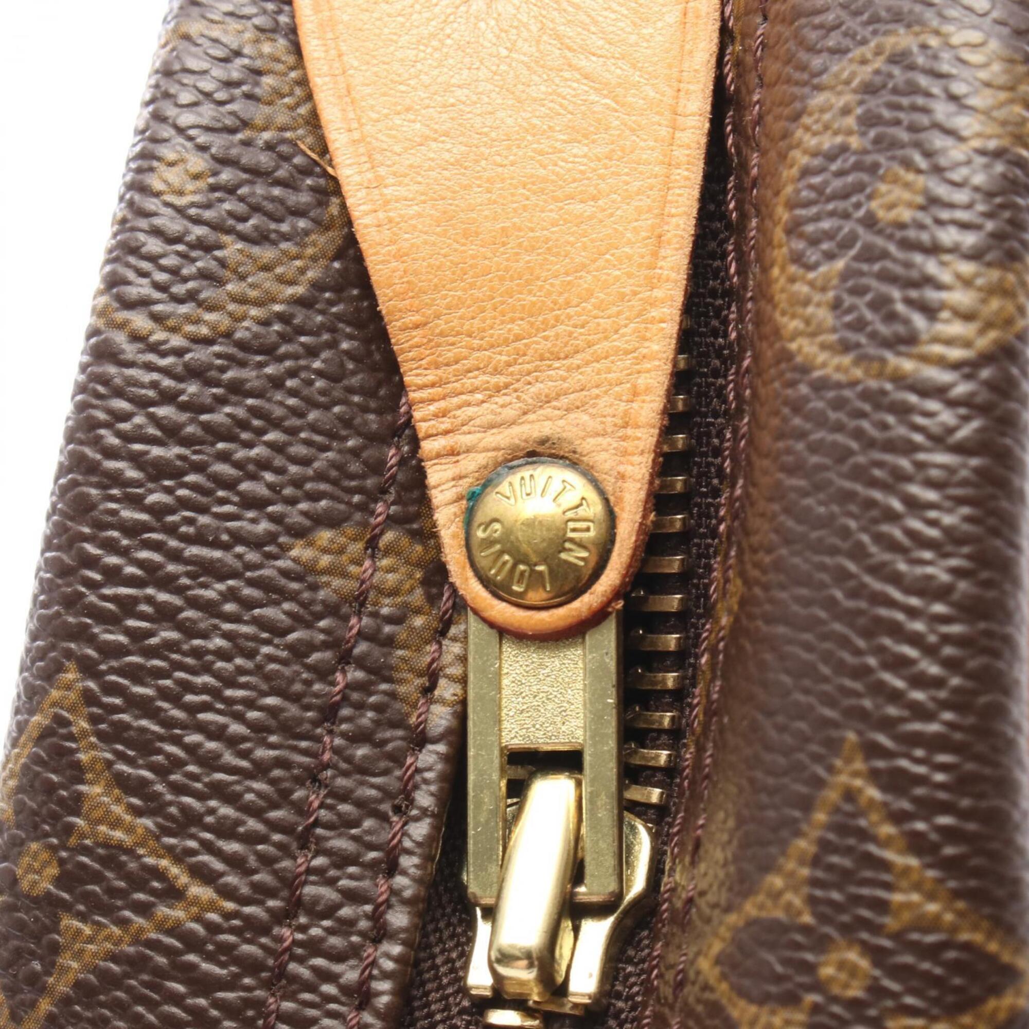 Louis Vuitton Brown Monogram Monogram Leather Handbag Shoulder Bag (Pre-Owned)