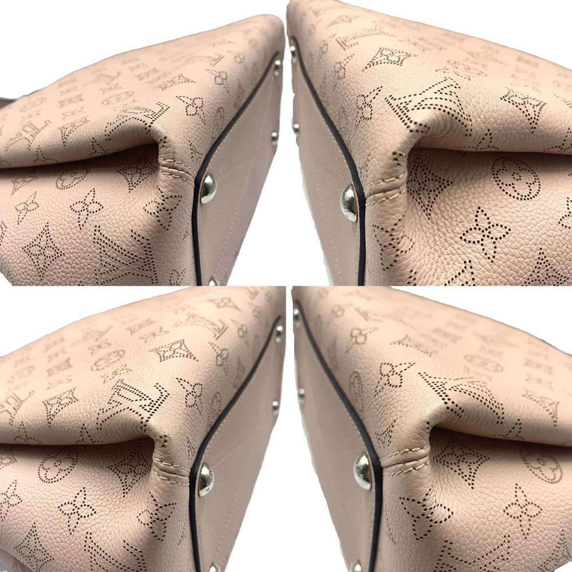 Louis Vuitton Mahina Pink Mahina Leather Leather Handbag Shoulder Bag (Pre-Owned)