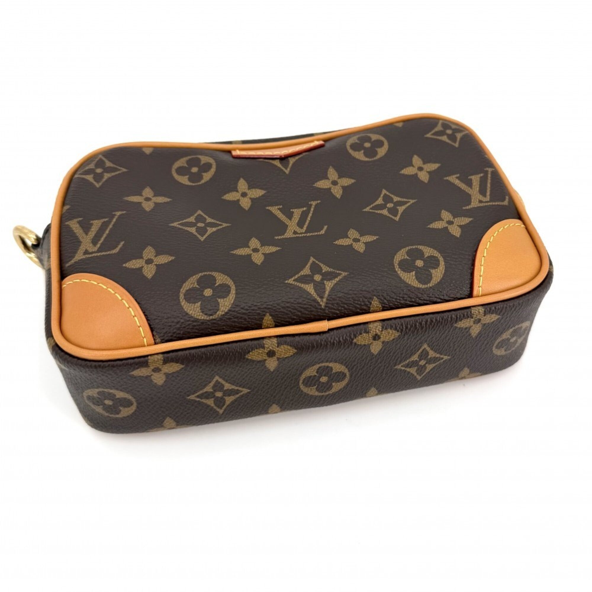Louis Vuitton Brown Monogram Canvas Shoulder Bag (Pre-Owned)