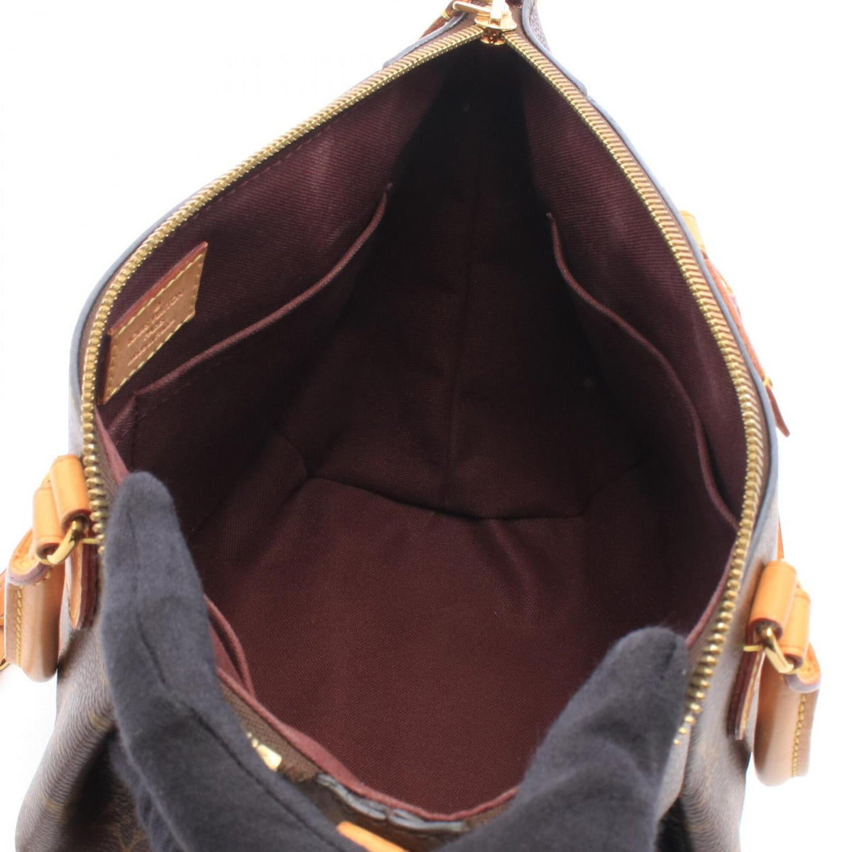 Louis Vuitton Brown Pvc Leather Handbag (Pre-Owned)