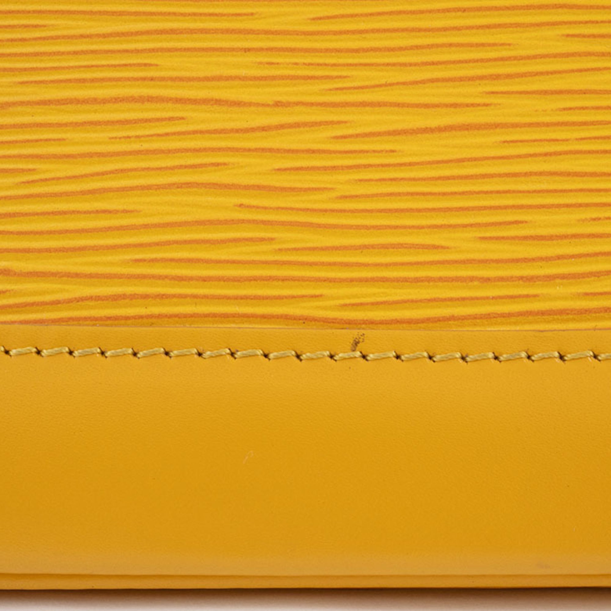 Louis Vuitton Yellow Epi Leather Handbag (Pre-Owned)