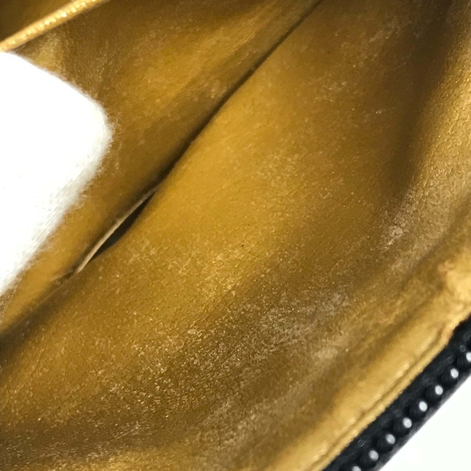 Versace Black Yellow Handbag Pouch (Pre-Owned)