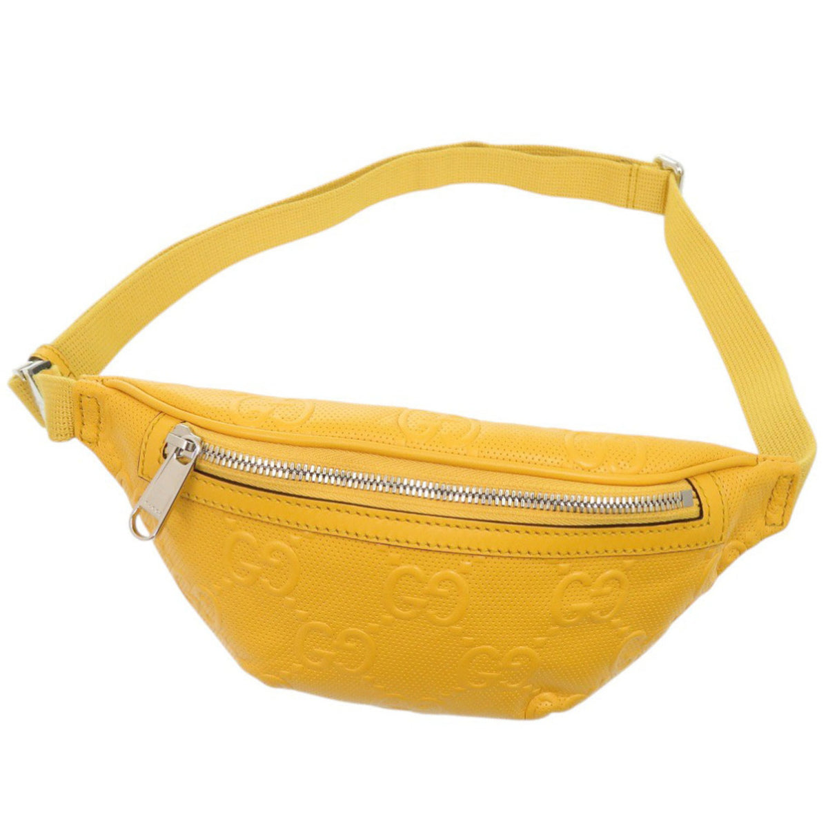 Gucci Yellow Leather Sling Bag (Pre-Owned)