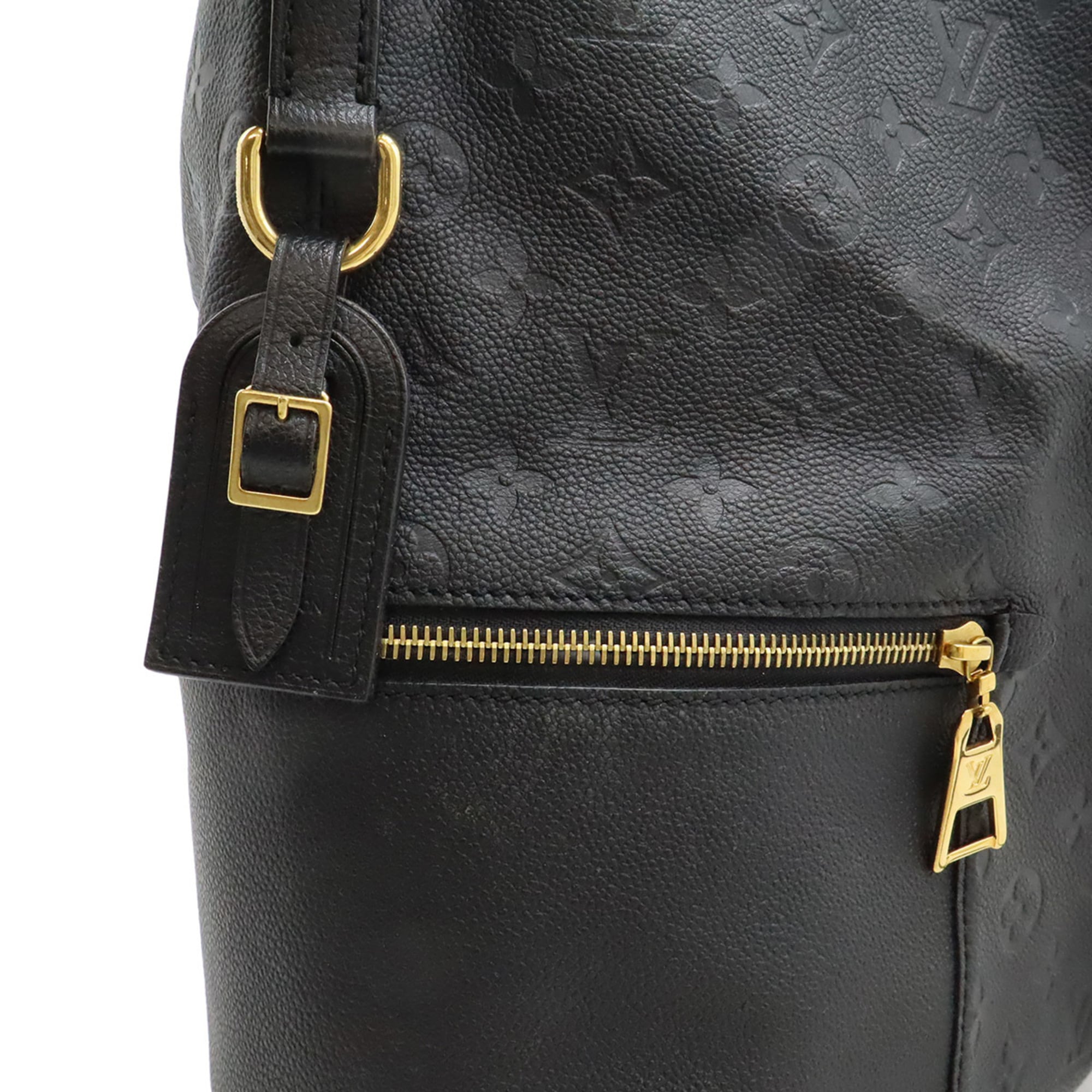 Louis Vuitton Black Noir Monogram Empreinte Shoulder Bag (Pre-Owned)