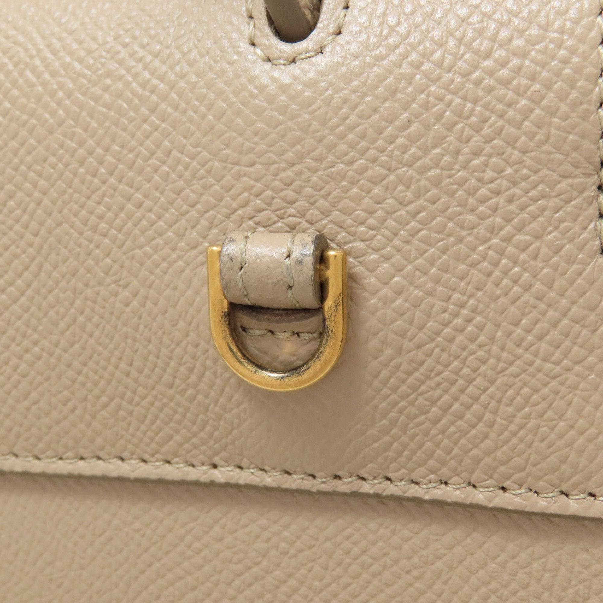 Celine Beige Leather Handbag (Pre-Owned)