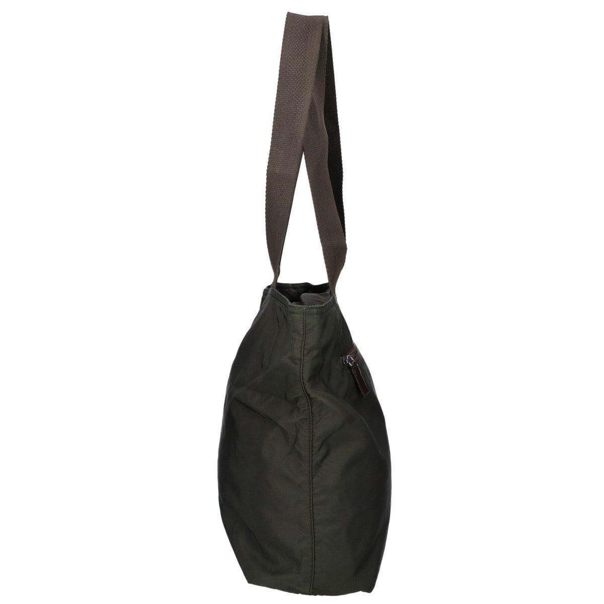 Prada Khaki Nylon Tote Bag (Pre-Owned)