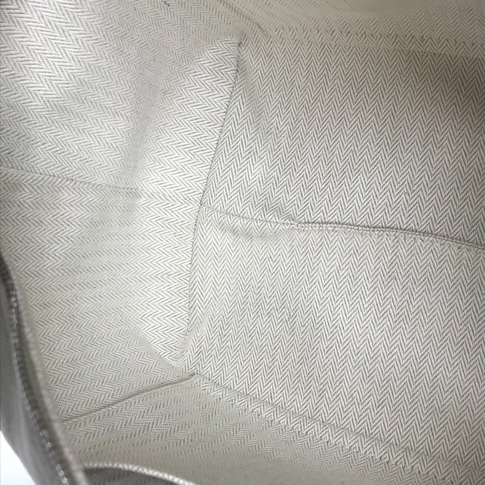 Hermes Beige Cotton Pouch Vanity Bag (Pre-Owned)