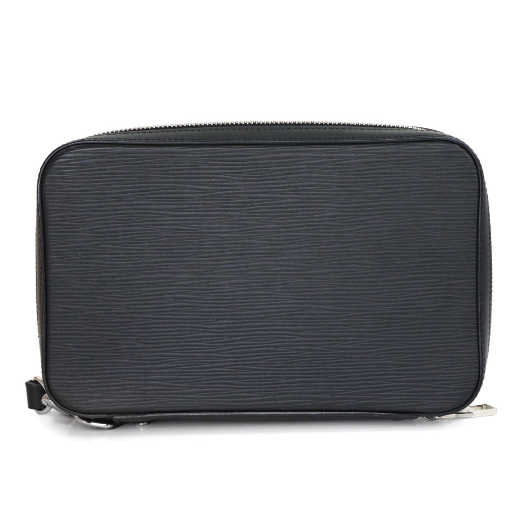 Louis Vuitton Black Noir Epi Leather Long Wallet (Bi-Fold) (Pre-Owned)