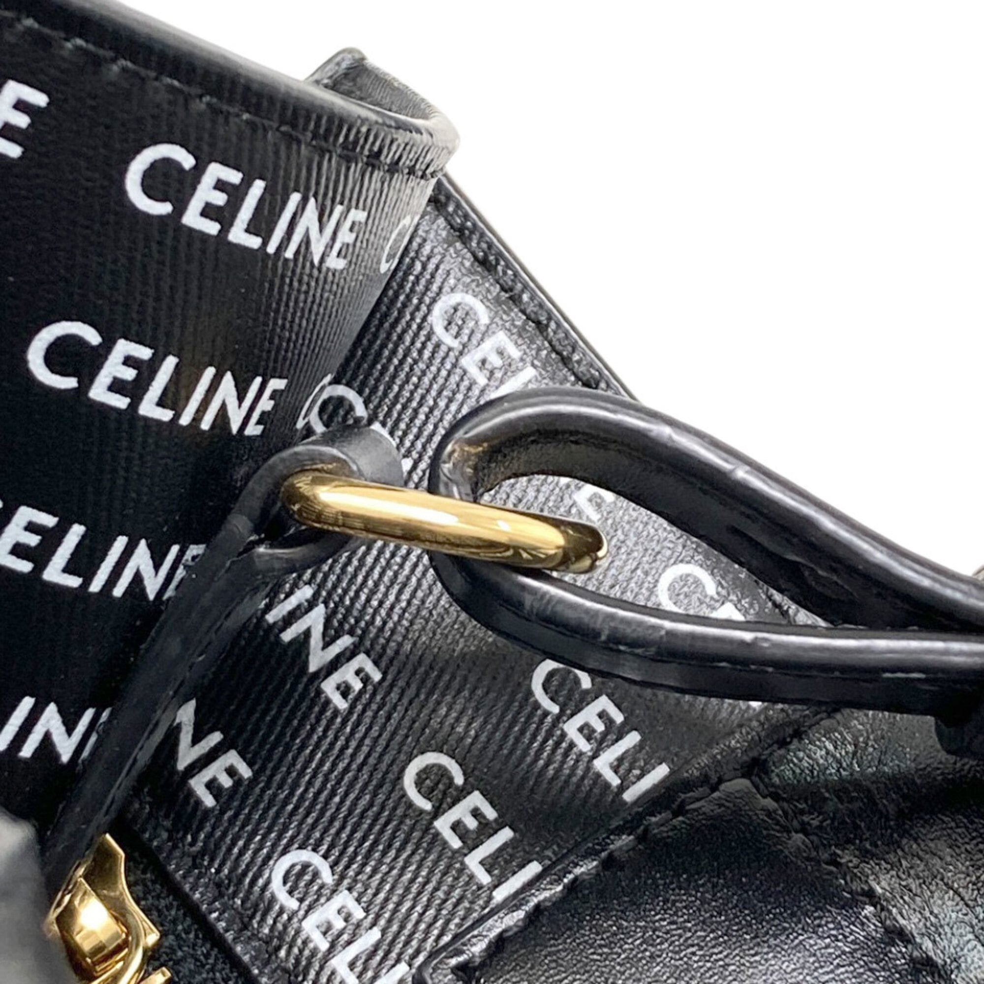 Celine Black Leather Handbag (Pre-Owned)