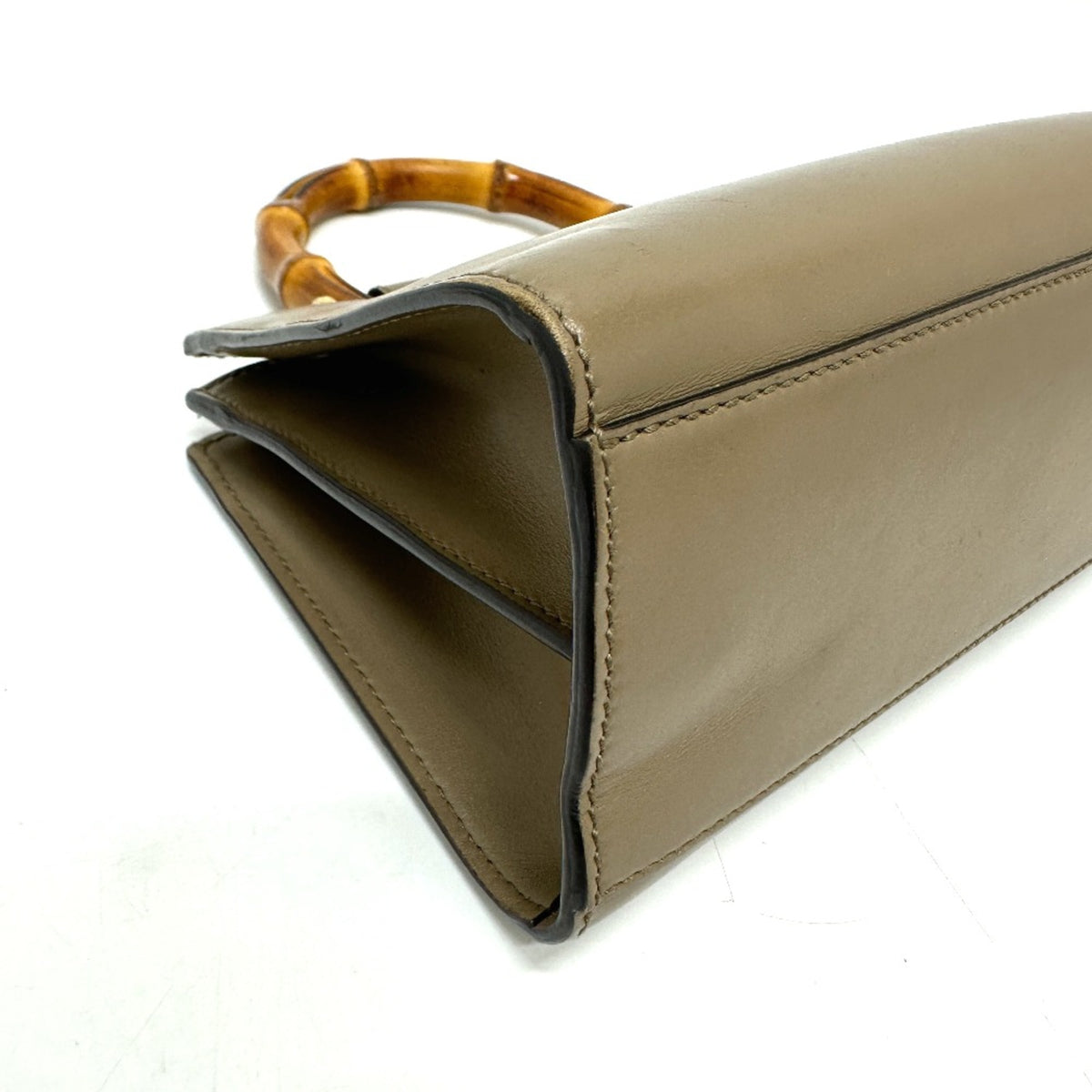 Gucci Brown Leather Handbag (Pre-Owned)