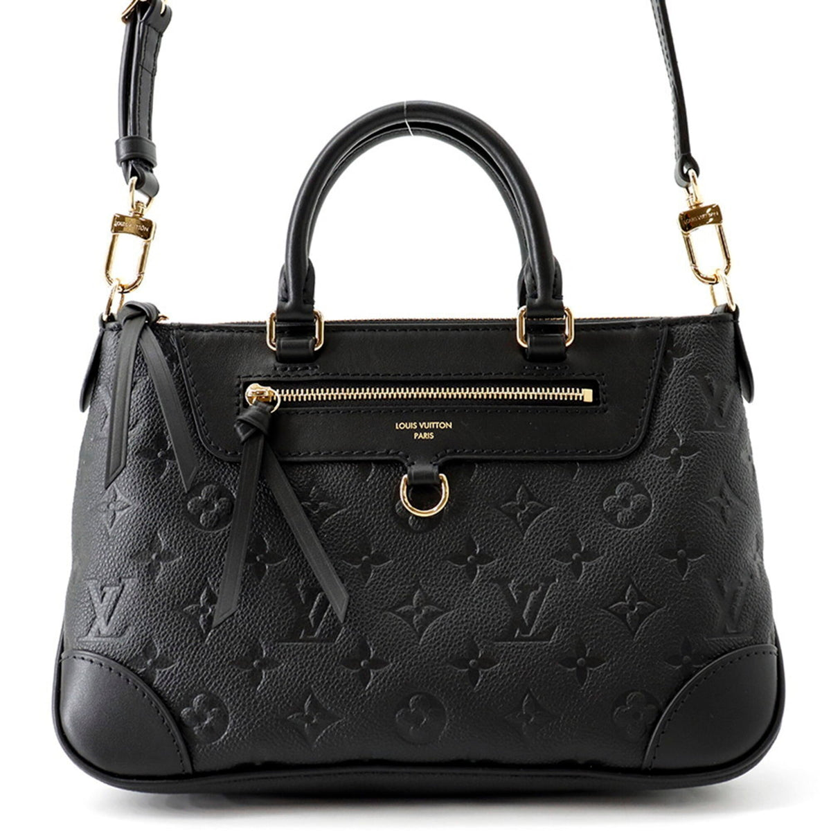 Louis Vuitton Monogram Empreinte Black Noir Monogram Empreinte Handbag Shoulder Bag (Pre-Owned)