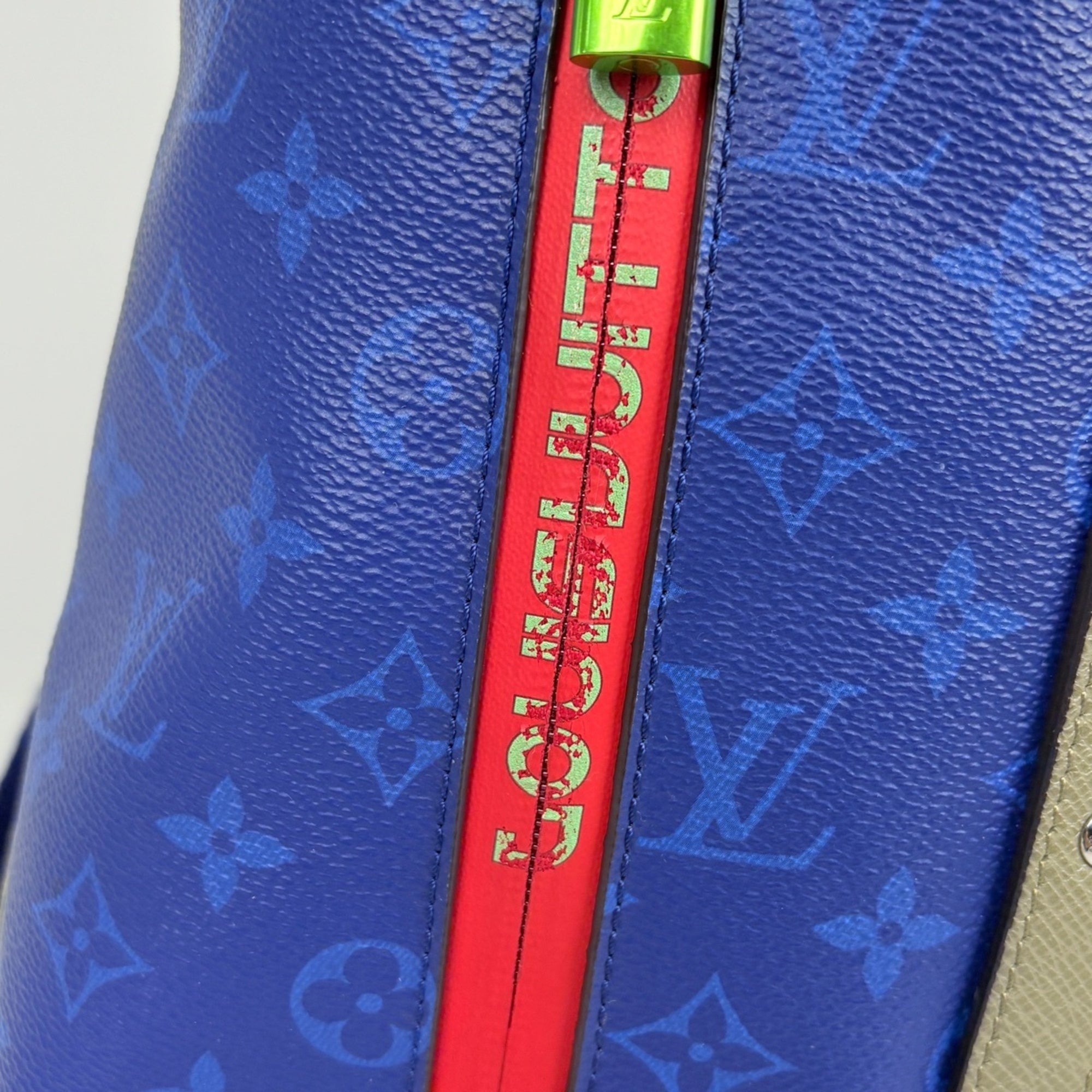 Louis Vuitton Blue Cobalt Taigarama Backpack (Pre-Owned)