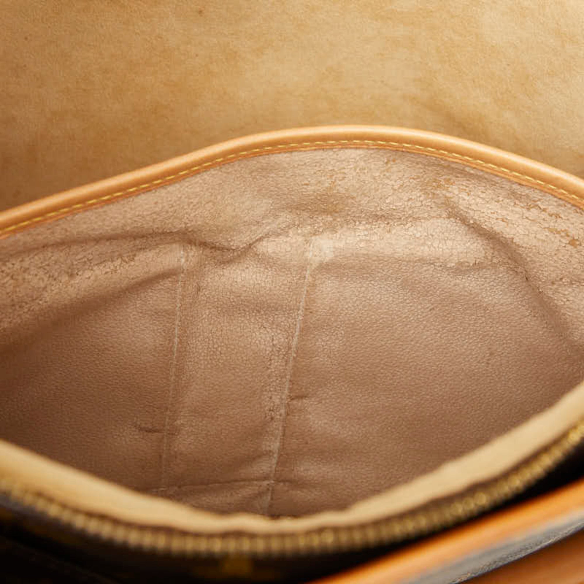 Louis Vuitton Brown Pvc Leather Briefcase (Pre-Owned)