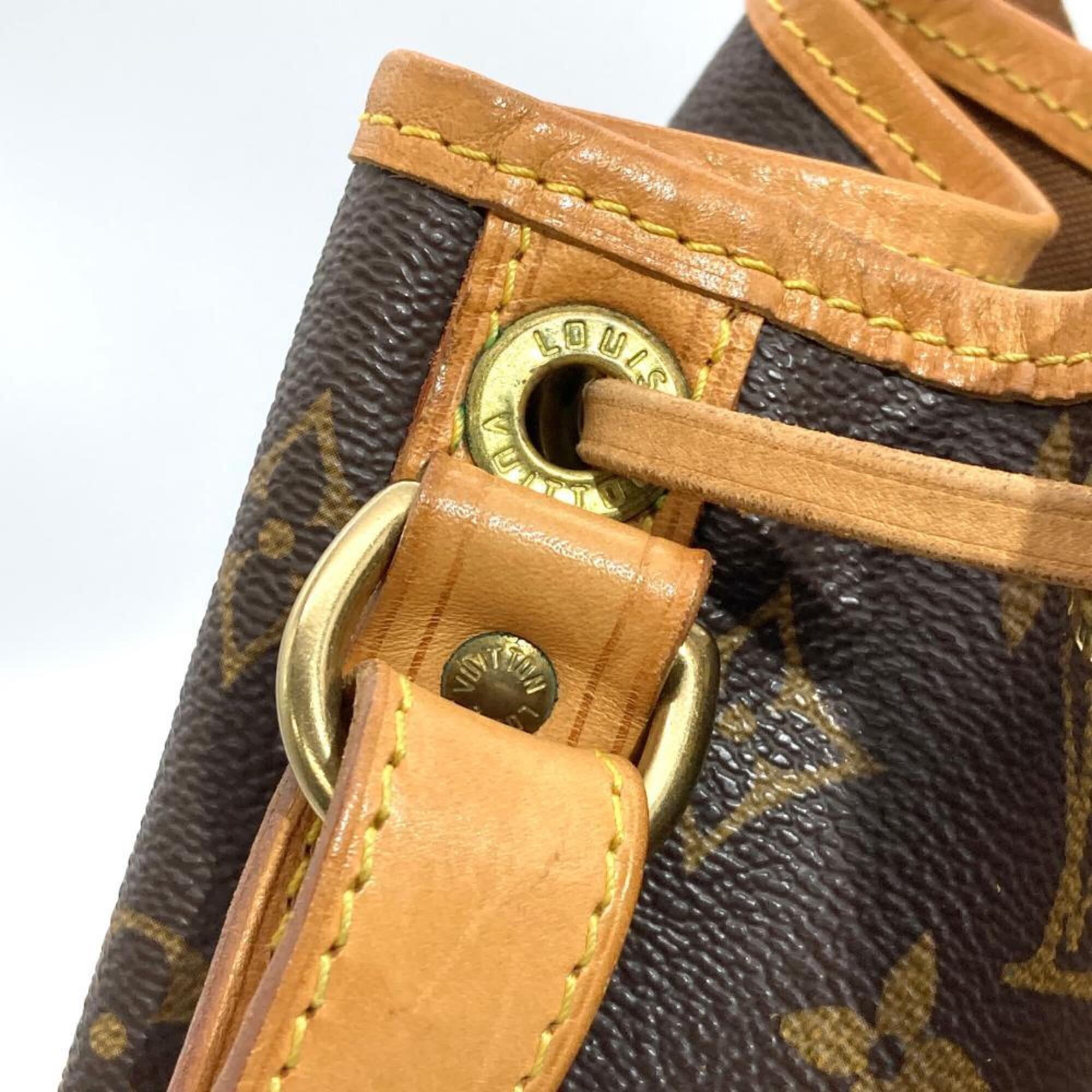 Louis Vuitton Black Blue Brown Galle Monogram Monogram Shoulder Bag (Pre-Owned)