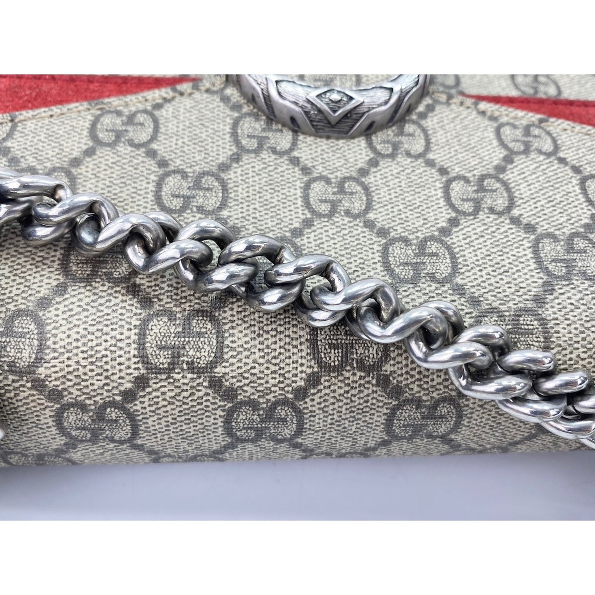 Gucci Red Color Shoulder Bag (Pre-Owned)