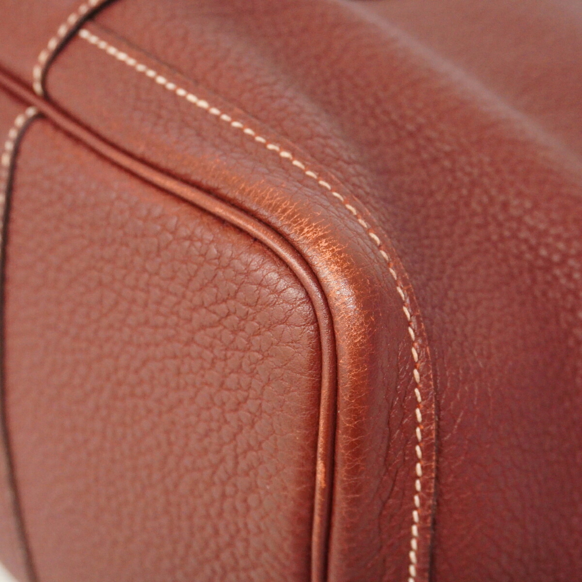 Hermes Rouge H Negonda Leather Tote Bag (Pre-Owned)