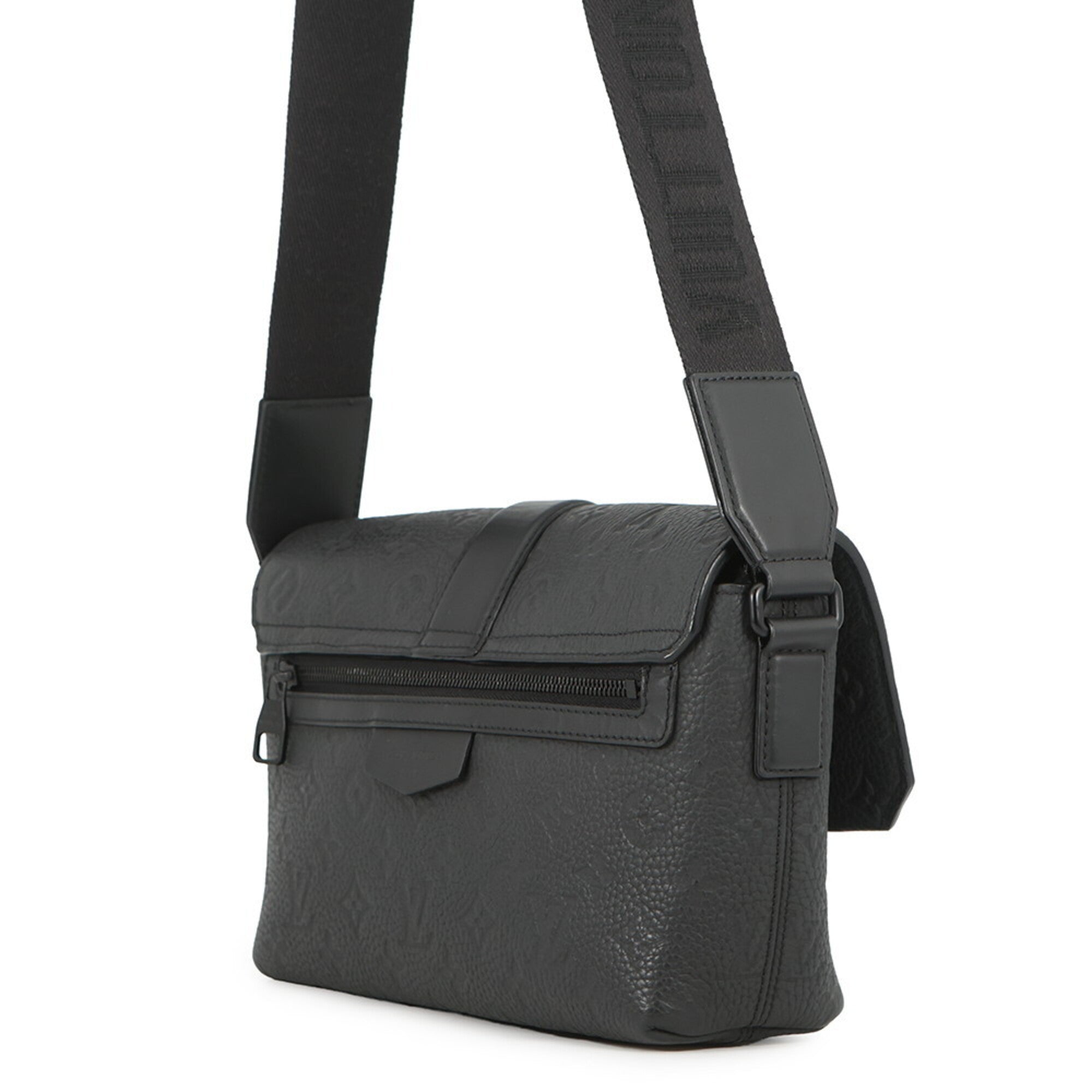 Louis Vuitton Monogram Black Noir Leather Handbag Shoulder Bag (Pre-Owned)