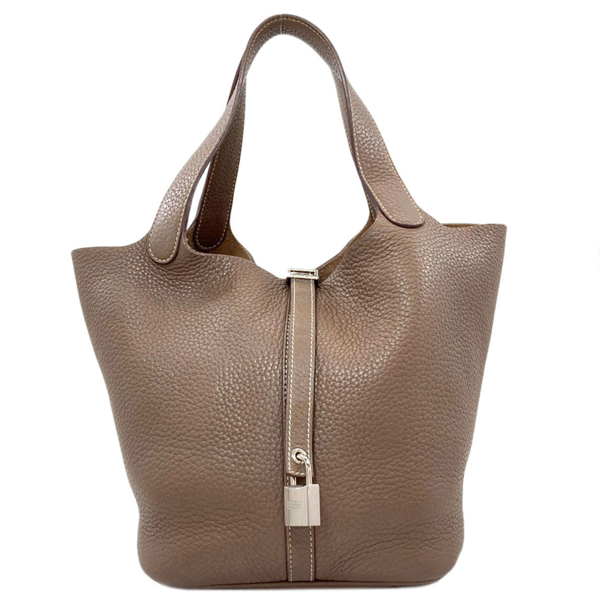 Hermes Picotin Etoupe Gray Handbag (Pre-Owned)