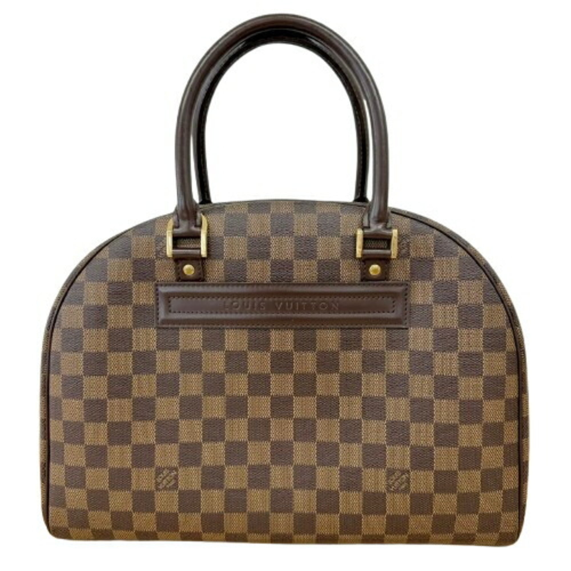 Louis Vuitton Damier Brown Leather Handbag (Pre-Owned)