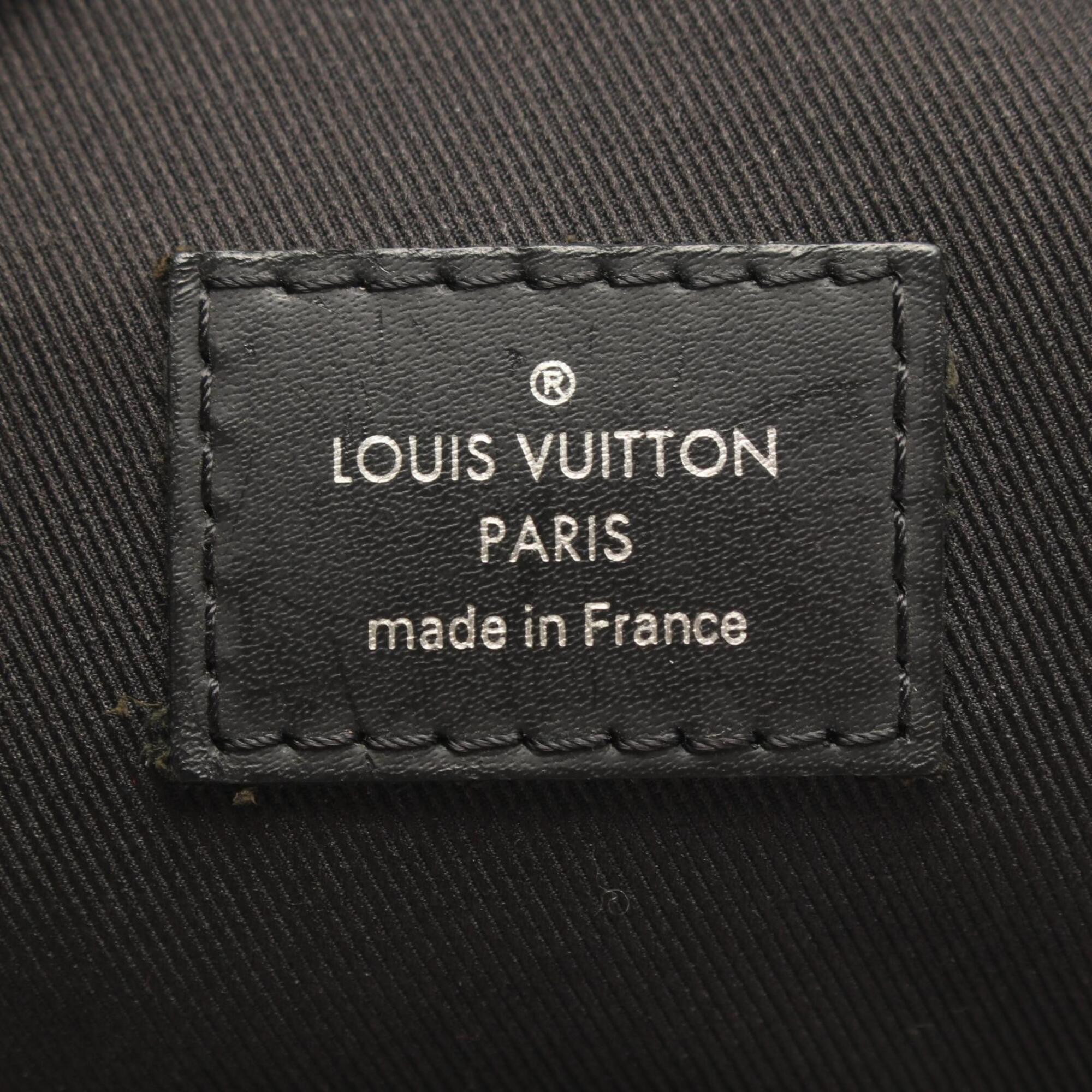 Louis Vuitton Black Damier Graphite Coated Canvas Leather Fanny Pack Sling Bag (Pre-Owned)