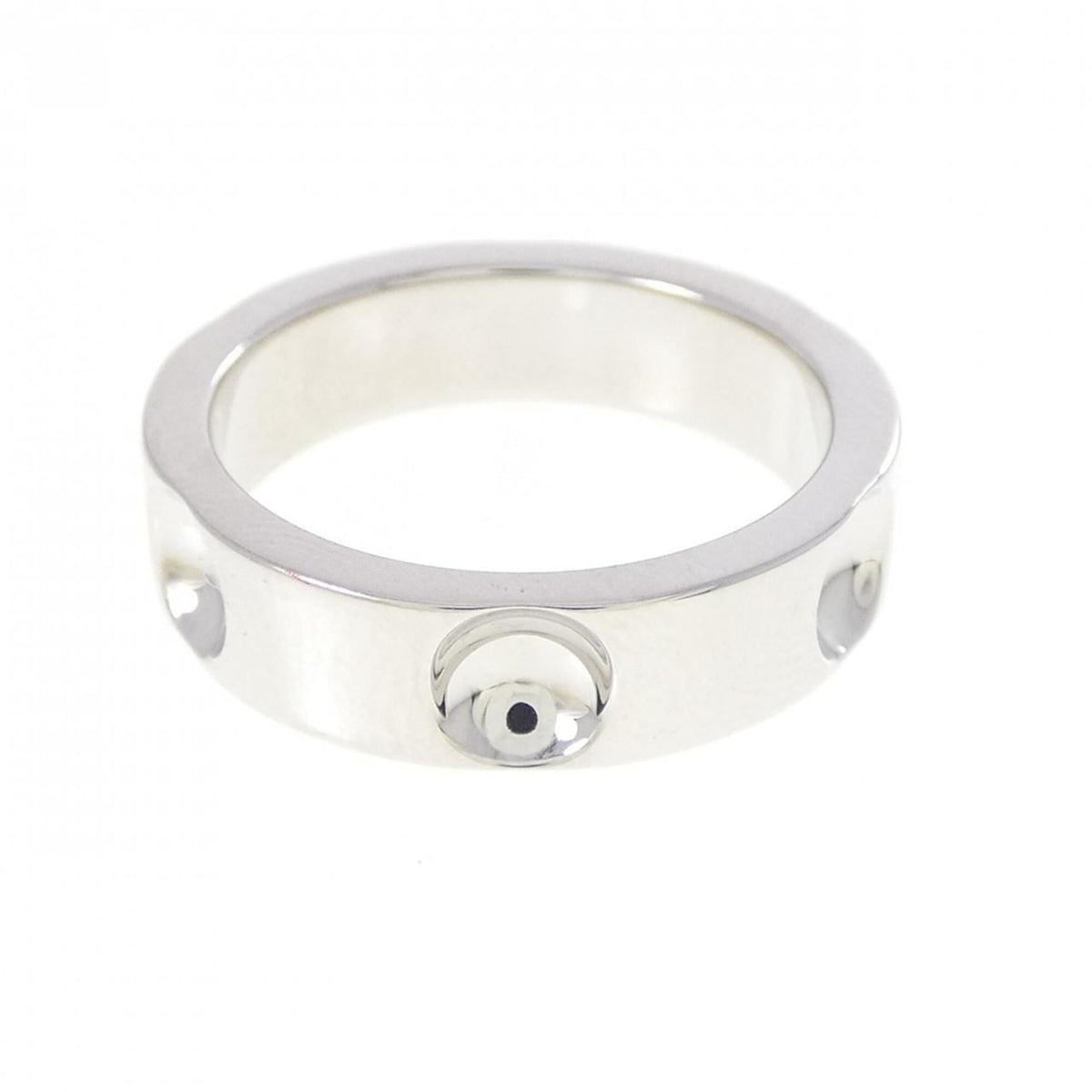 Louis Vuitton White Gold (18K) Band Ring (Pre-Owned)