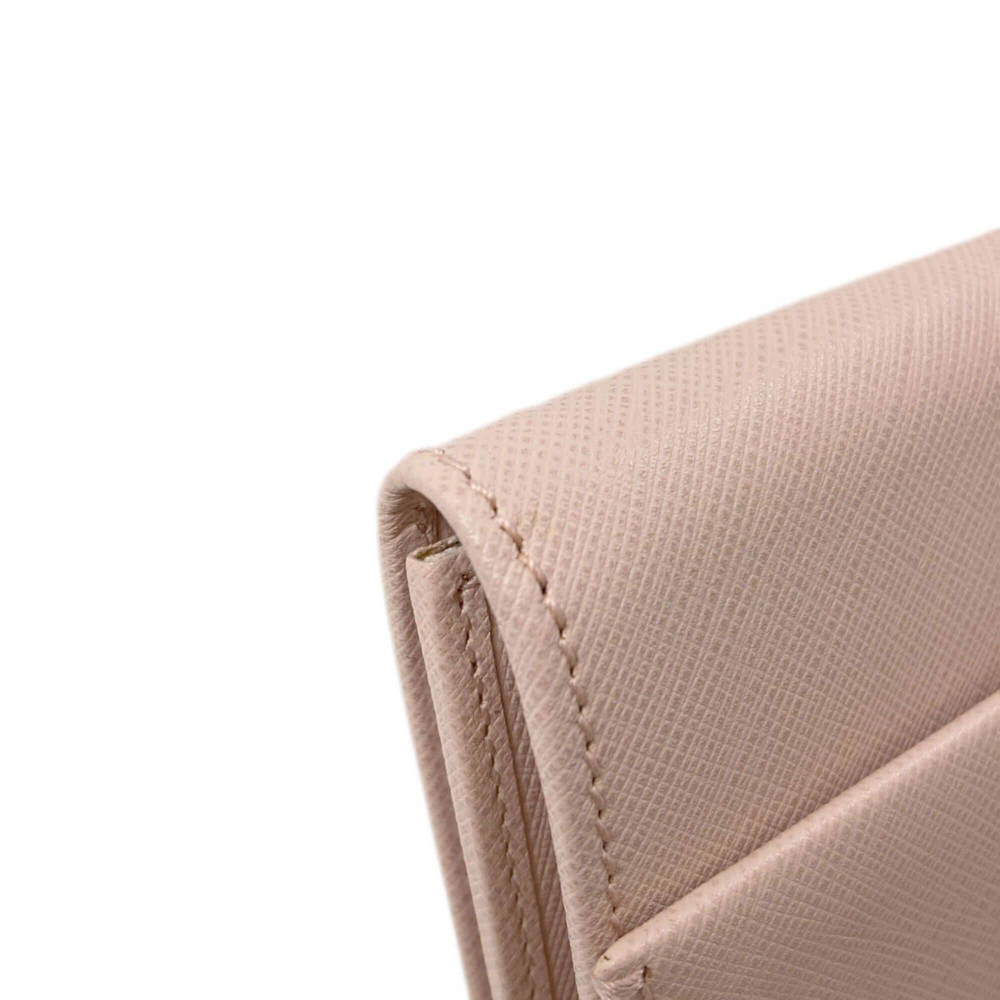 Salvatore Ferragamo Pink Leather Wallet (Bi-Fold) (Pre-Owned)
