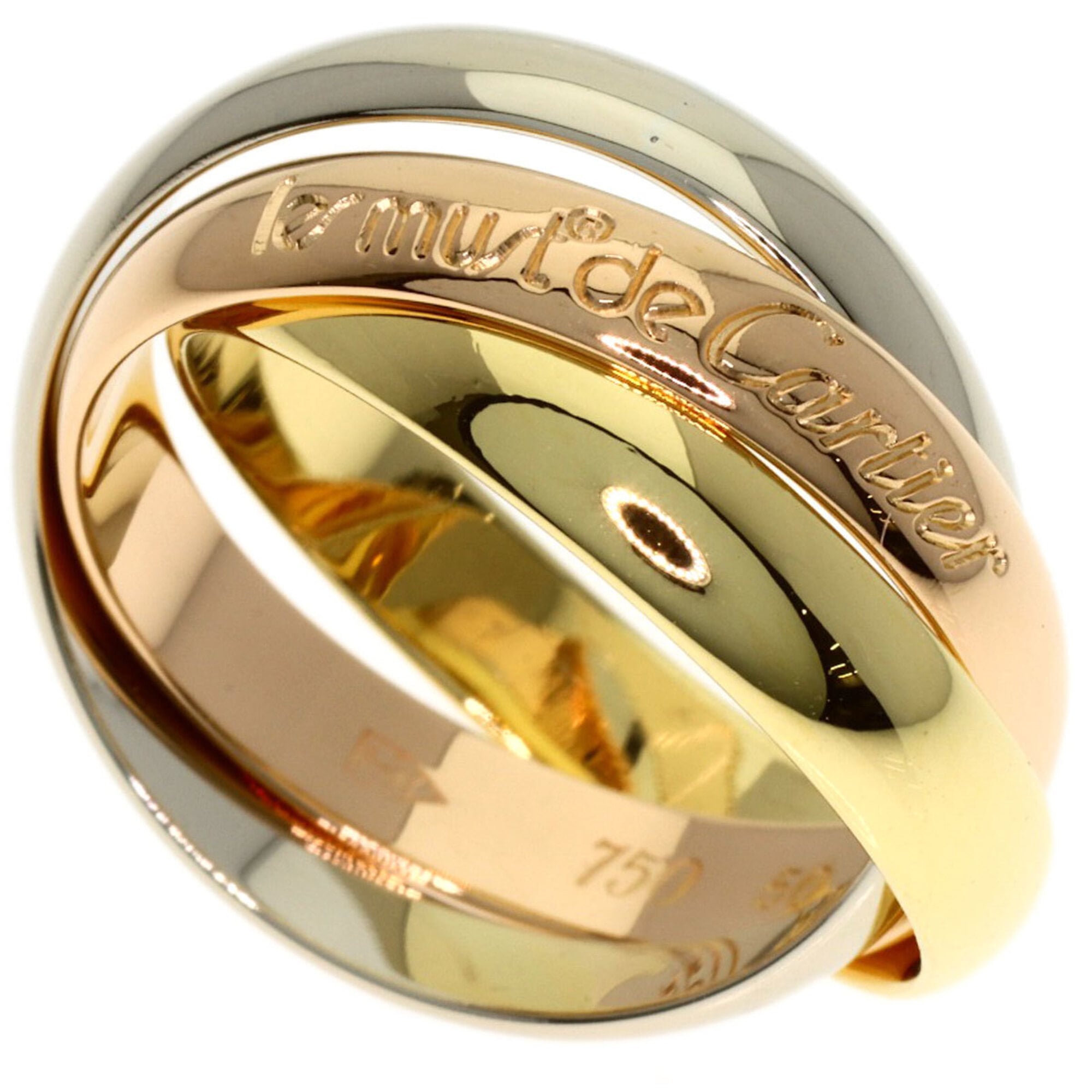 Cartier Yellow Gold (18K) Pink Gold (18K) White Gold (18K) Band Ring (Pre-Owned)