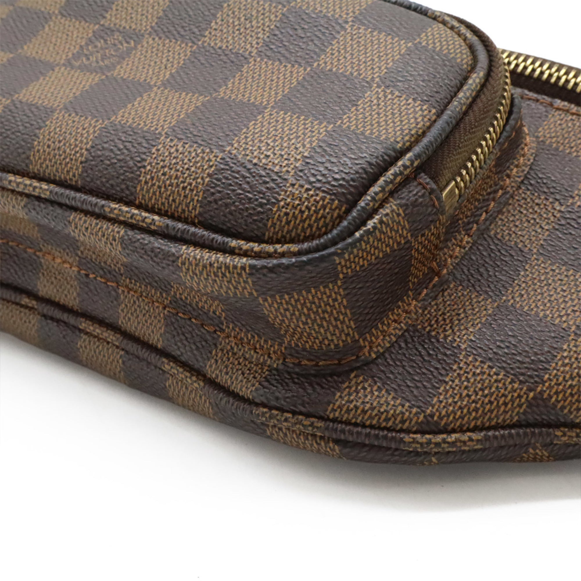 Louis Vuitton Brown Damier Canvas Pvc Fanny Pack (Pre-Owned)