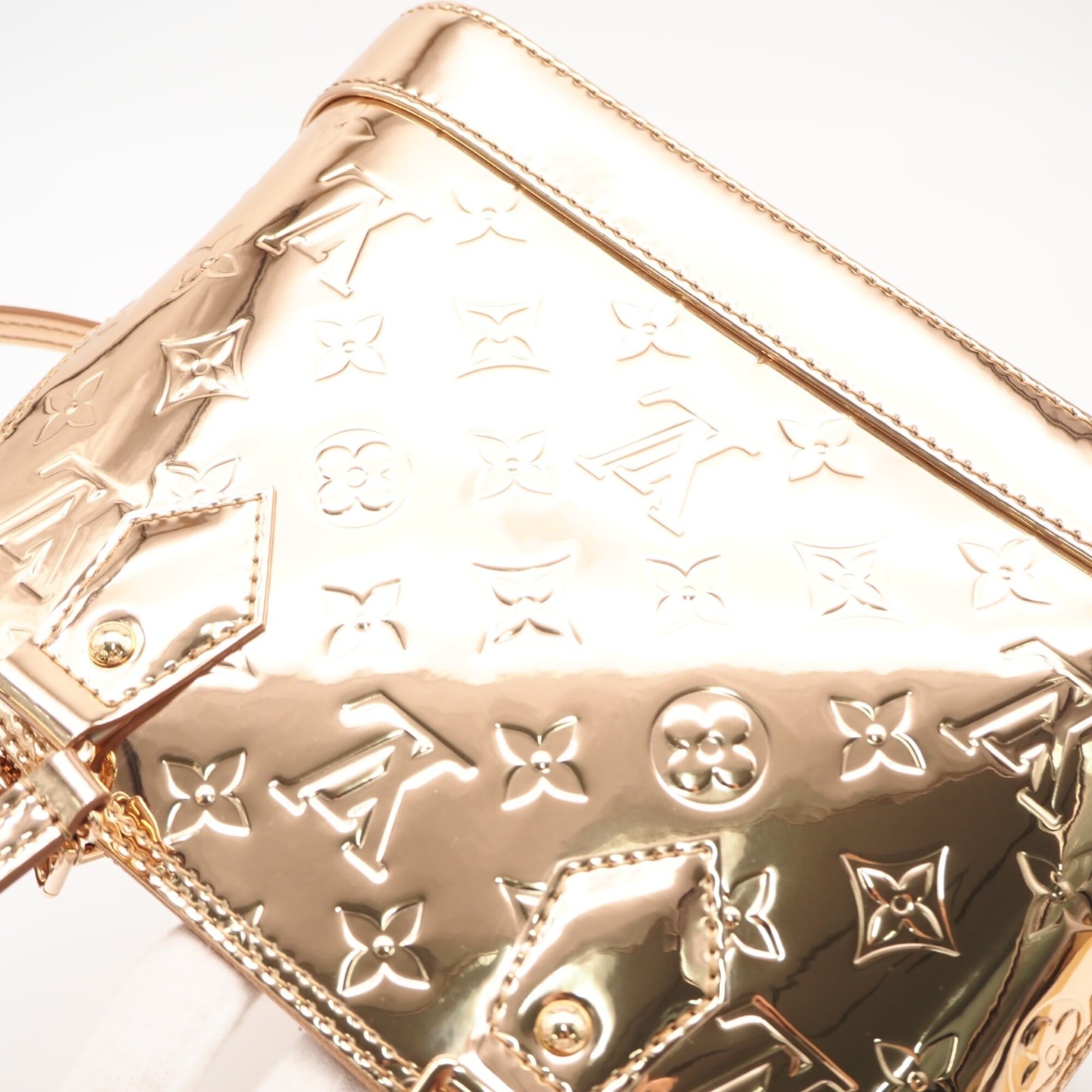 Louis Vuitton Bronze Coated Canvas Handbag (Pre-Owned)