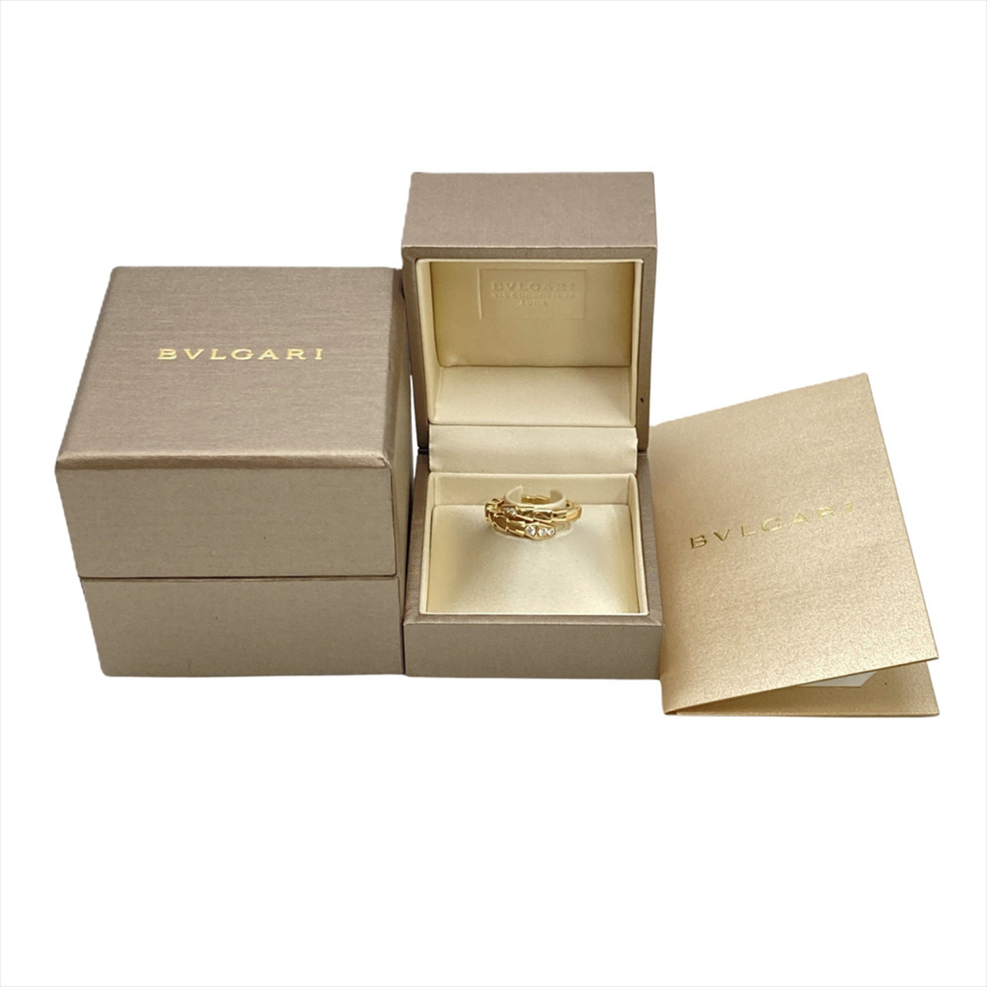 Bvlgari Serpenti Yellow Gold (18K) Band Ring (Pre-Owned)
