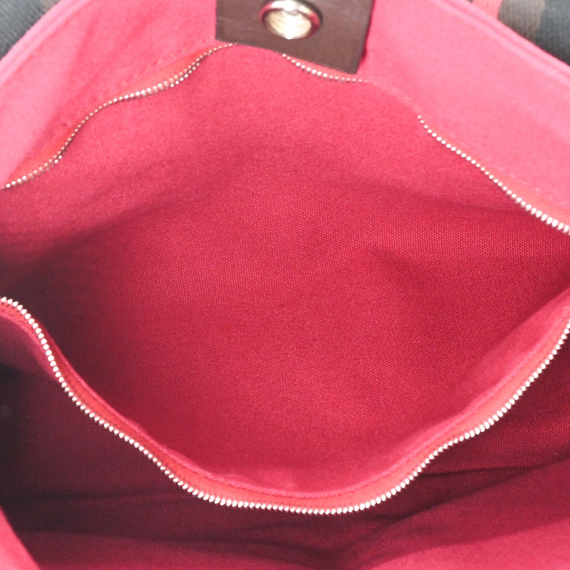 Hermes Pink Canvas Handbag (Pre-Owned)