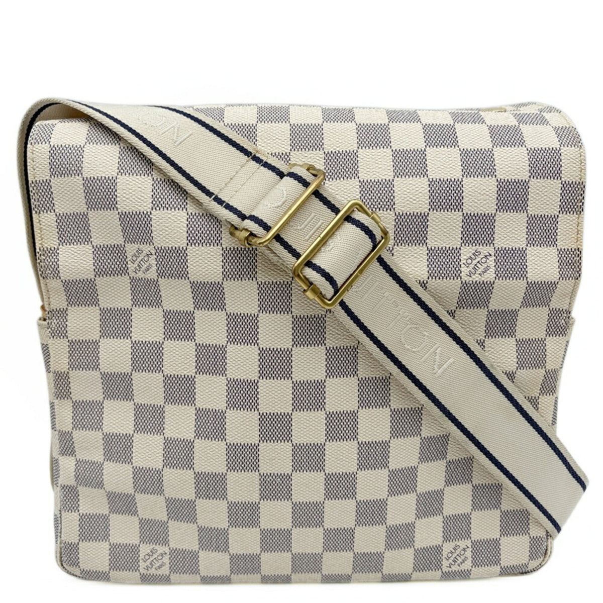 Louis Vuitton Damier Azur Damier Azur Damier Canvas Shoulder Bag (Pre-Owned)