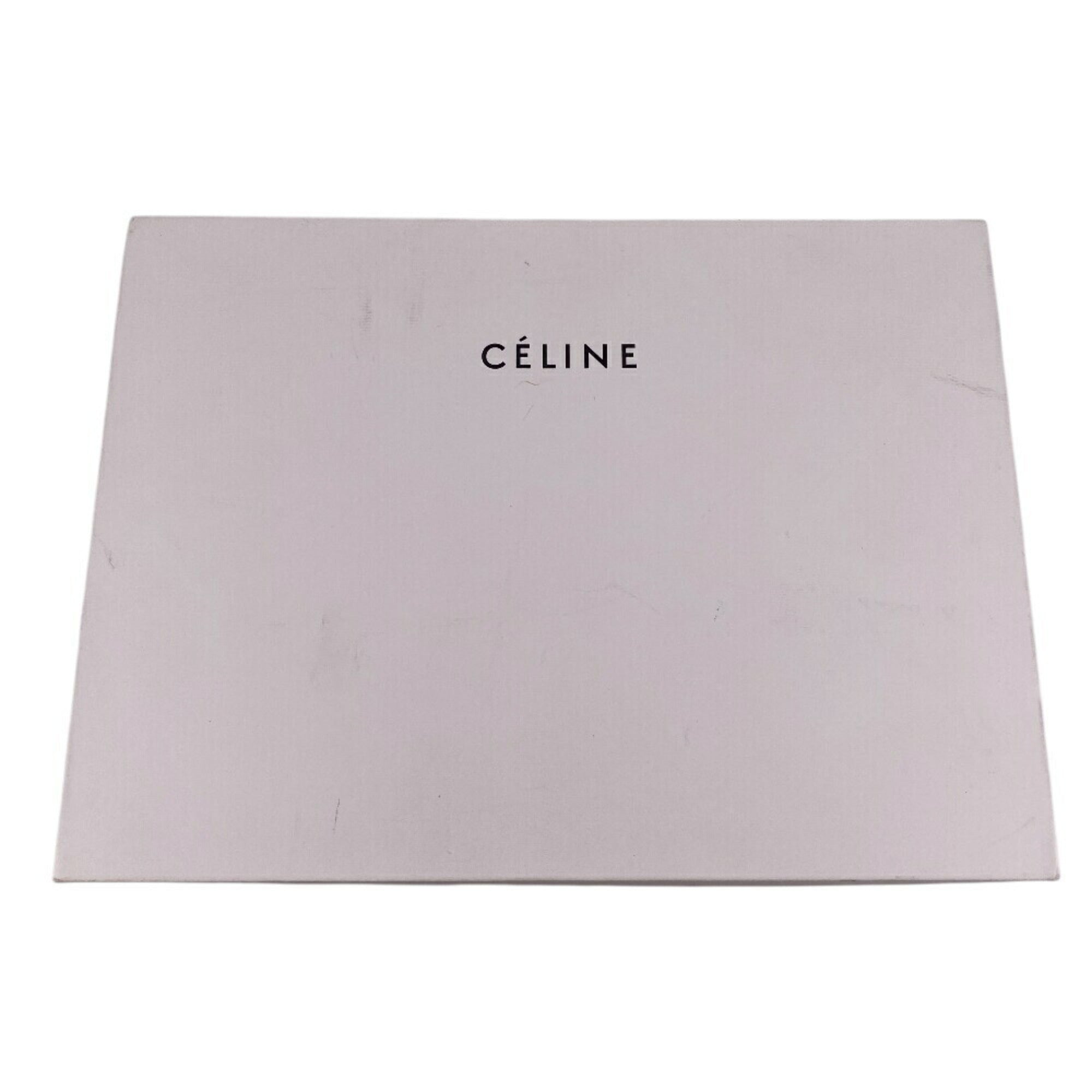 Celine Bordeaux Leather Long Wallet (Bi-Fold) (Pre-Owned)
