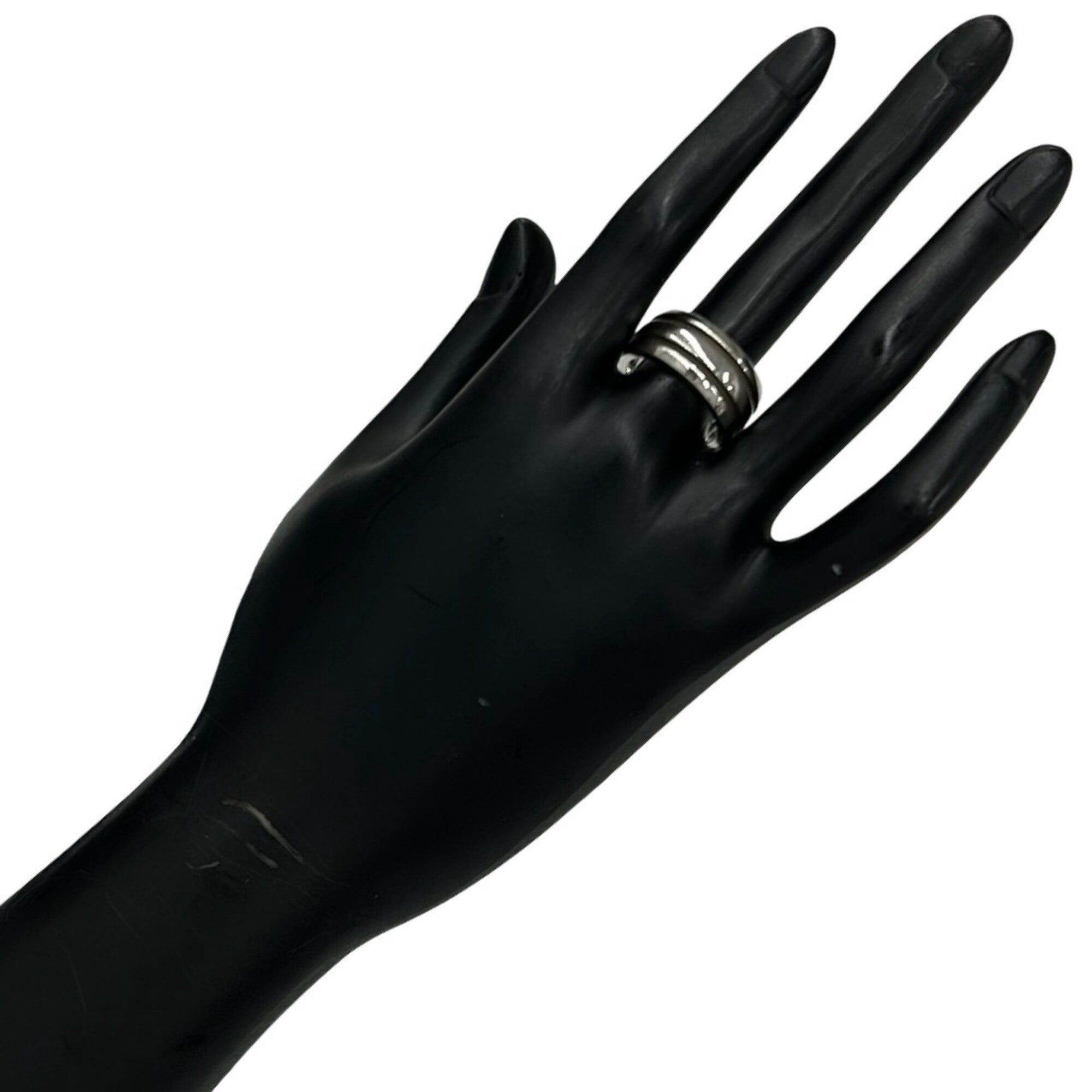 Tiffany Silver Silver 925 Band Ring (Pre-Owned)