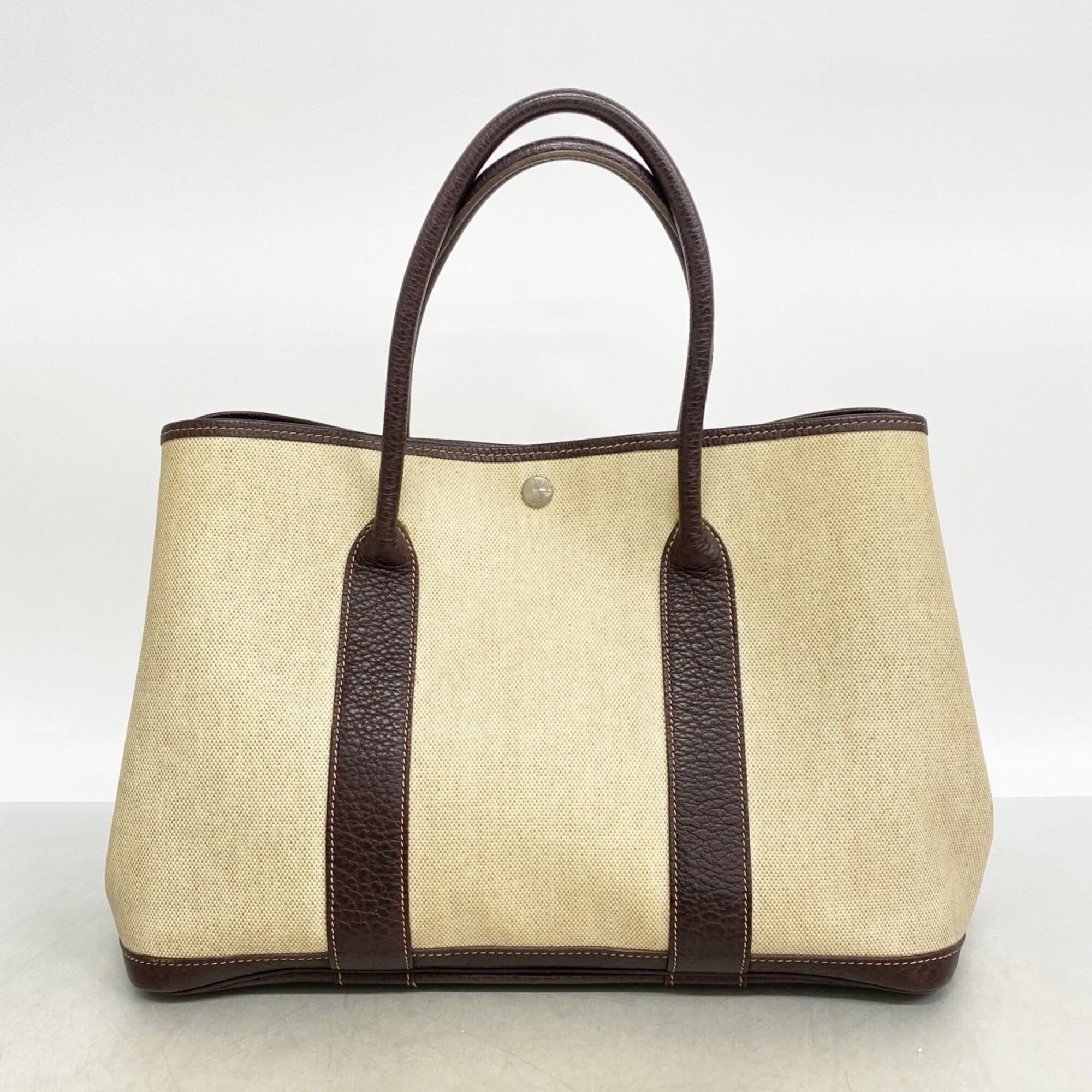 Hermes Brown Toile H Tote Bag (Pre-Owned)