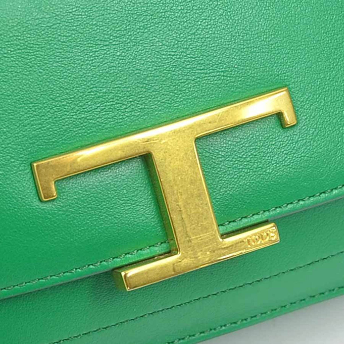 Tod's Green Leather Fanny Pack Shoulder Bag (Pre-Owned)