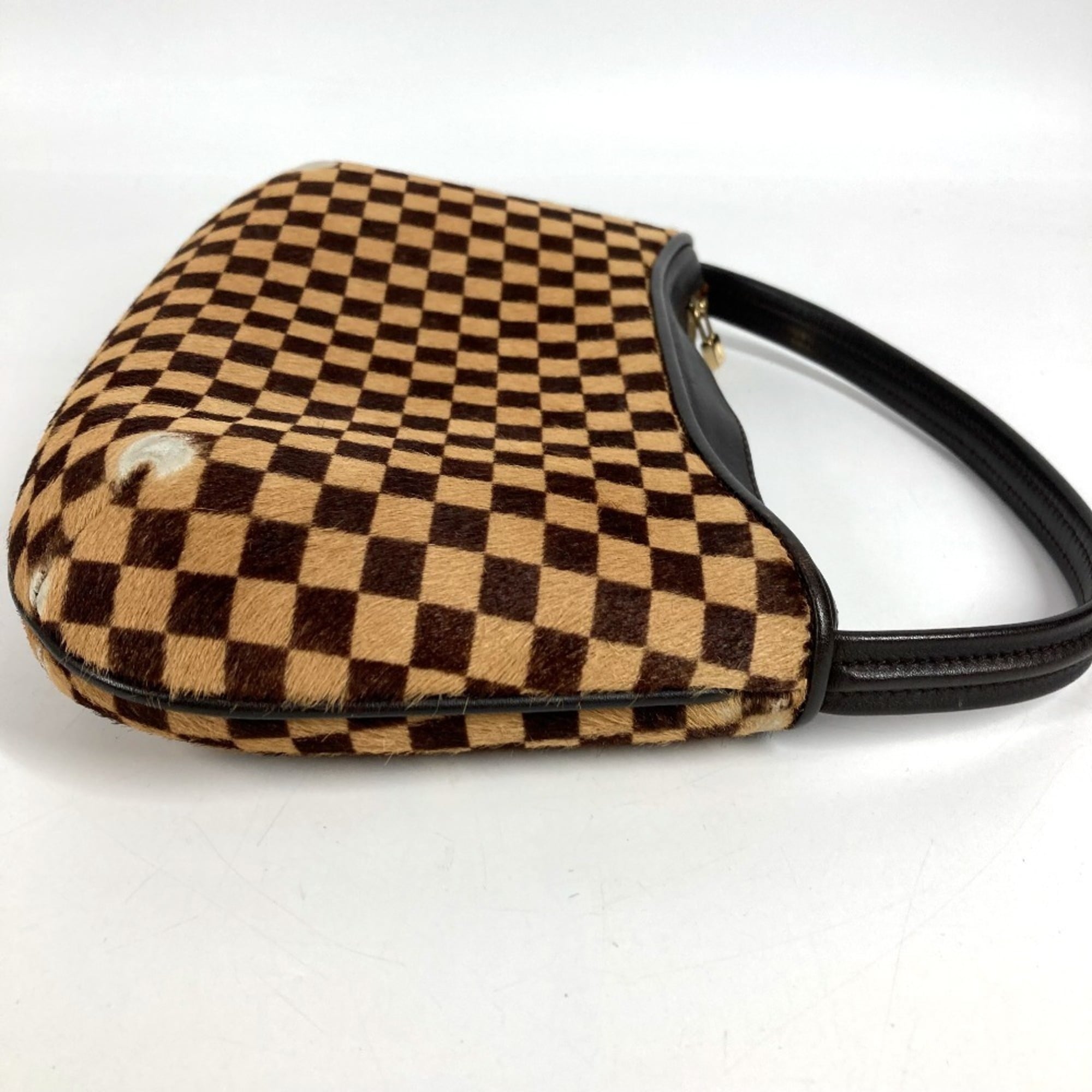 Louis Vuitton Taiga Brown Leather Handbag Pouch (Pre-Owned)