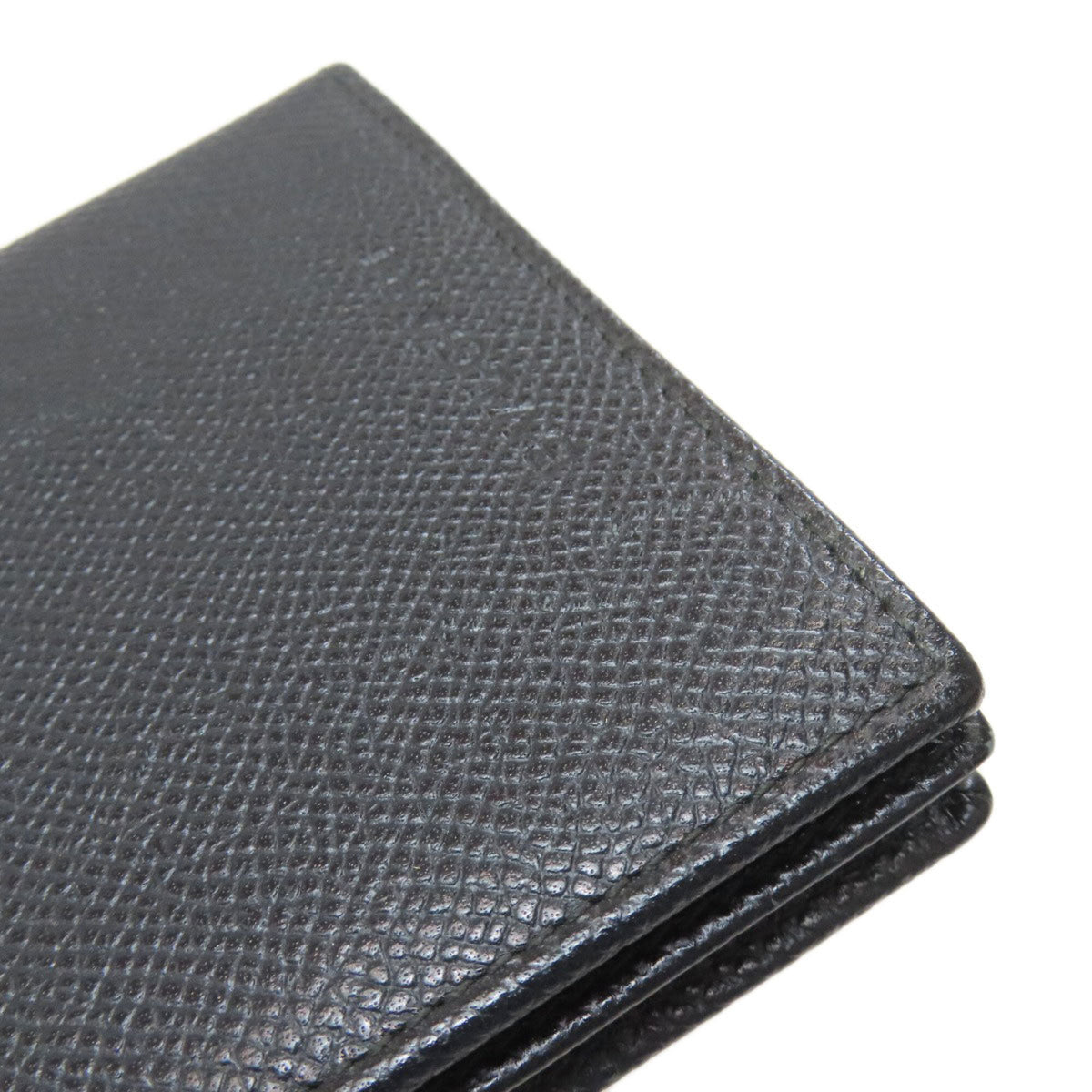 Bvlgari Black Leather Long Wallet (Bi-Fold) (Pre-Owned)