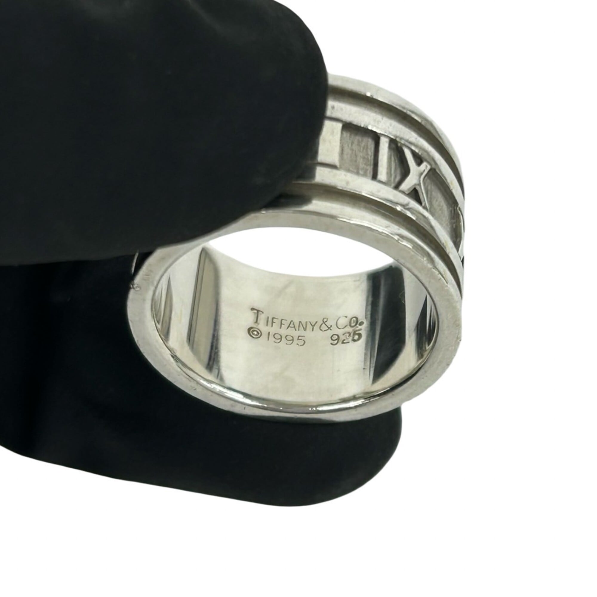 Tiffany Silver Silver 925 Band Ring (Pre-Owned)