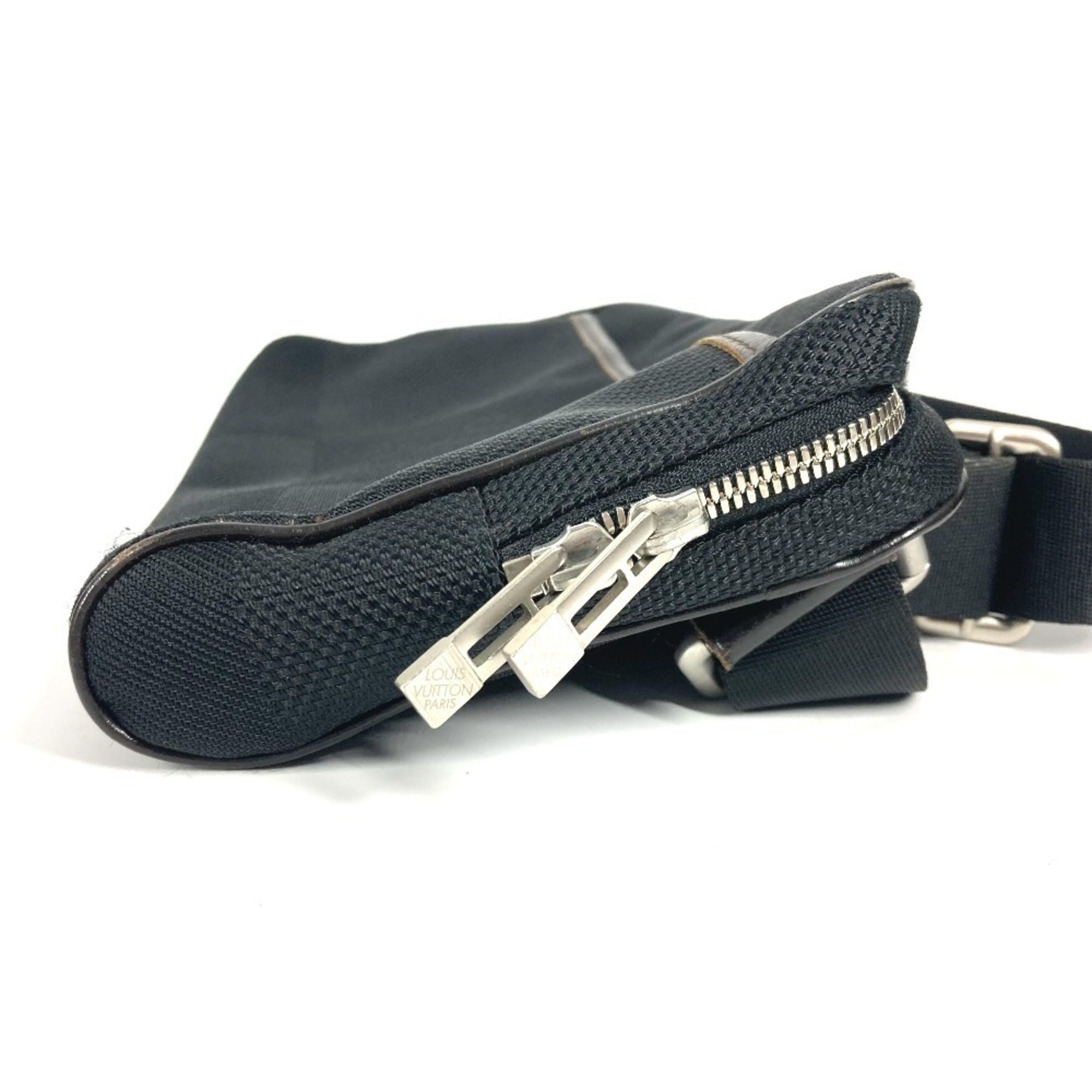 Louis Vuitton Black Noir Damier Geant Fanny Pack Shoulder Bag Sling Bag (Pre-Owned)