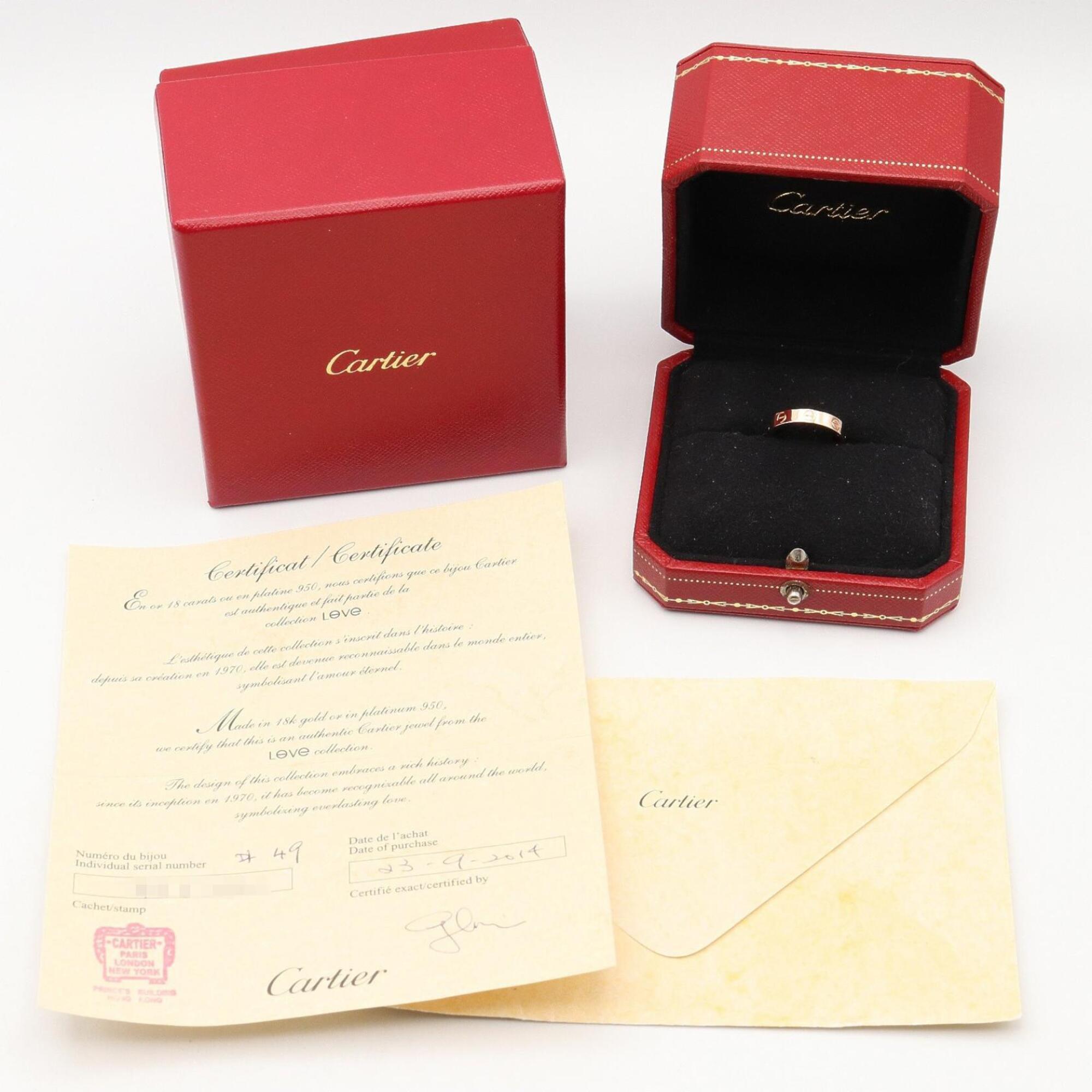 Cartier Gold Pink Gold (18K) Band Ring (Pre-Owned)