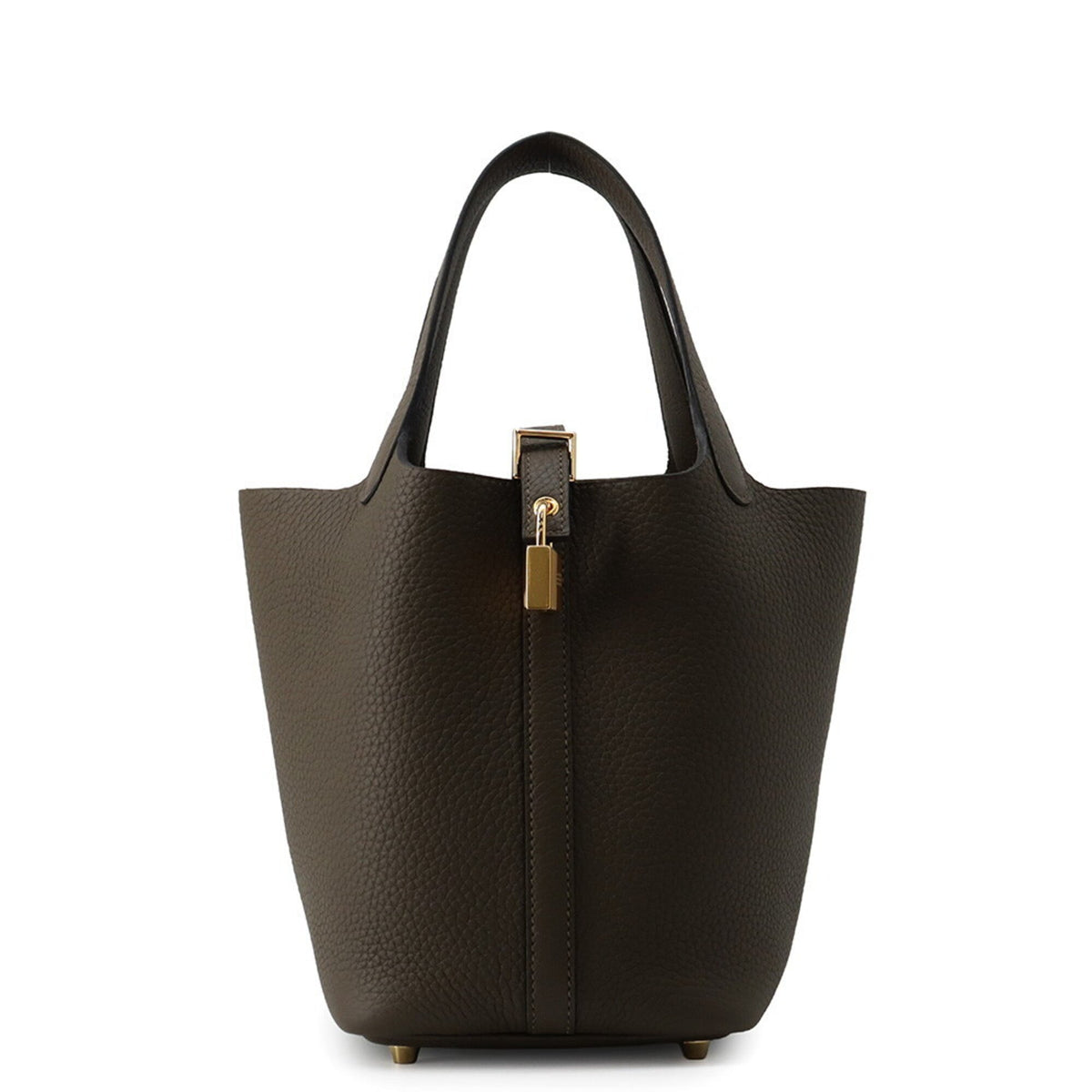 Hermes Picotin Gold Taurillon Clemence Leather Handbag