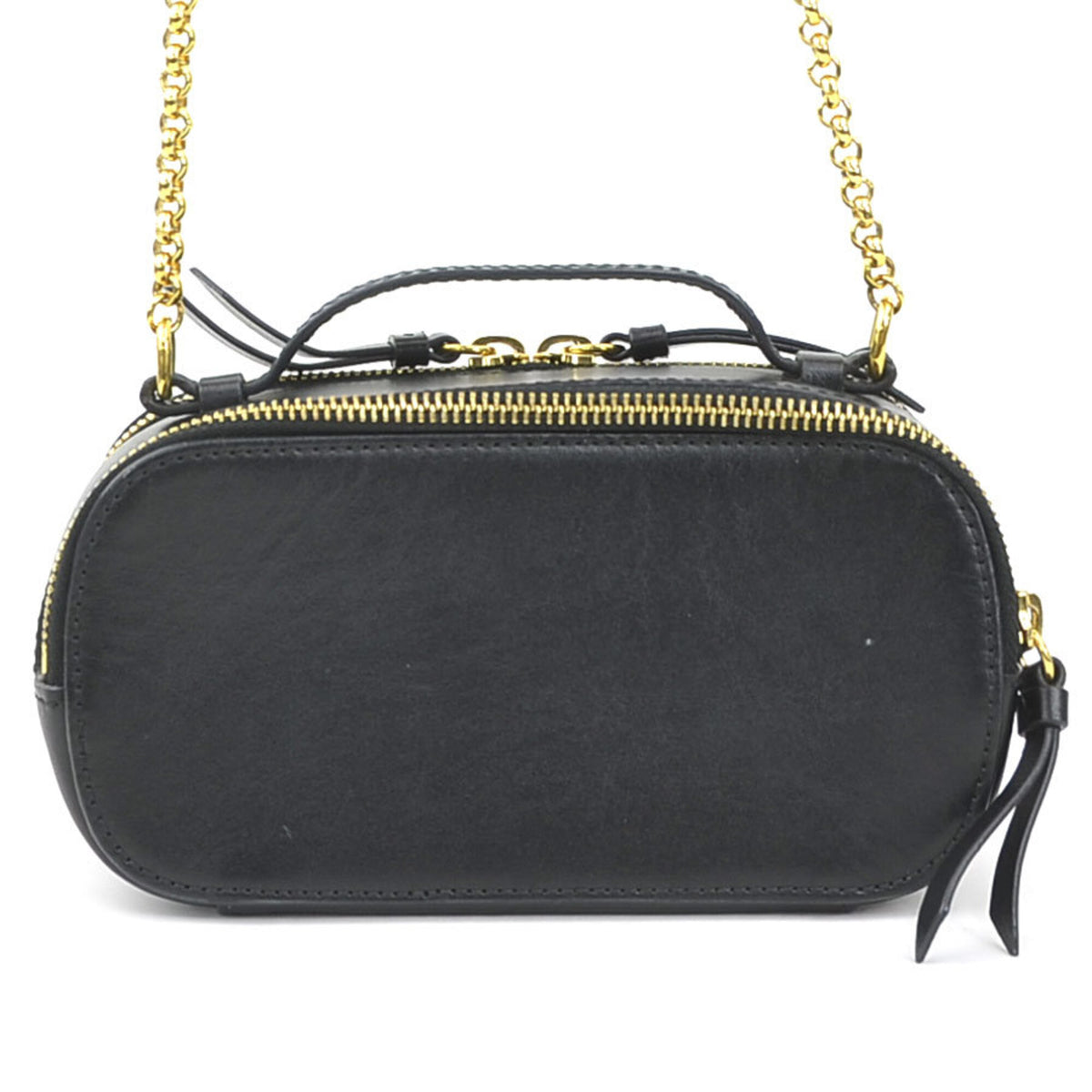 Chloé Black Leather Shoulder Bag (Pre-Owned)