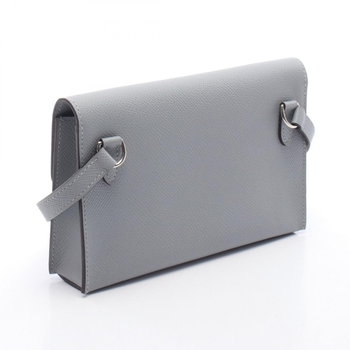 Hermes Gray Epsom Leather Handbag Shoulder Bag (Pre-Owned)