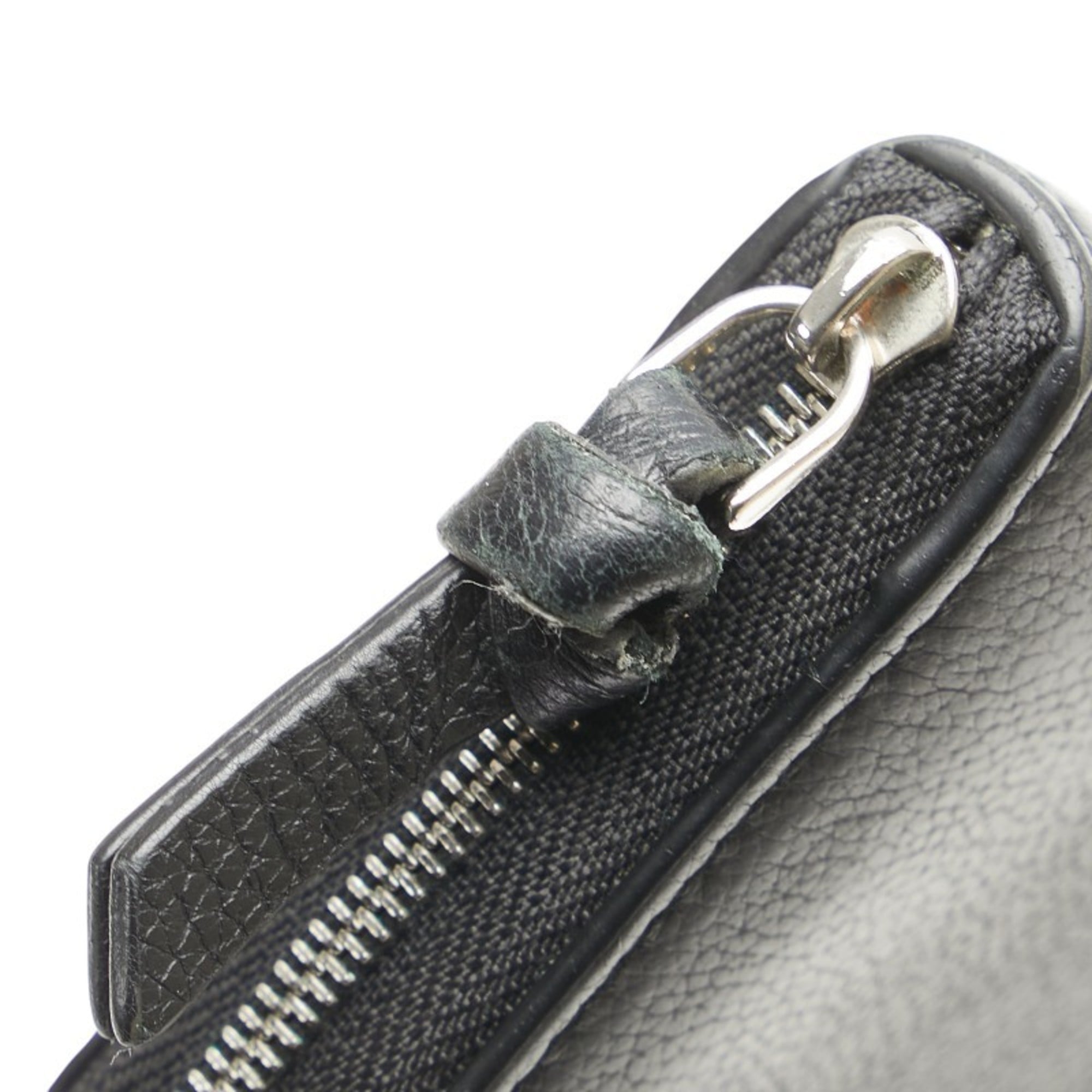 Louis Vuitton Black Noir Leather Coin Purse/Coin Case (Pre-Owned)
