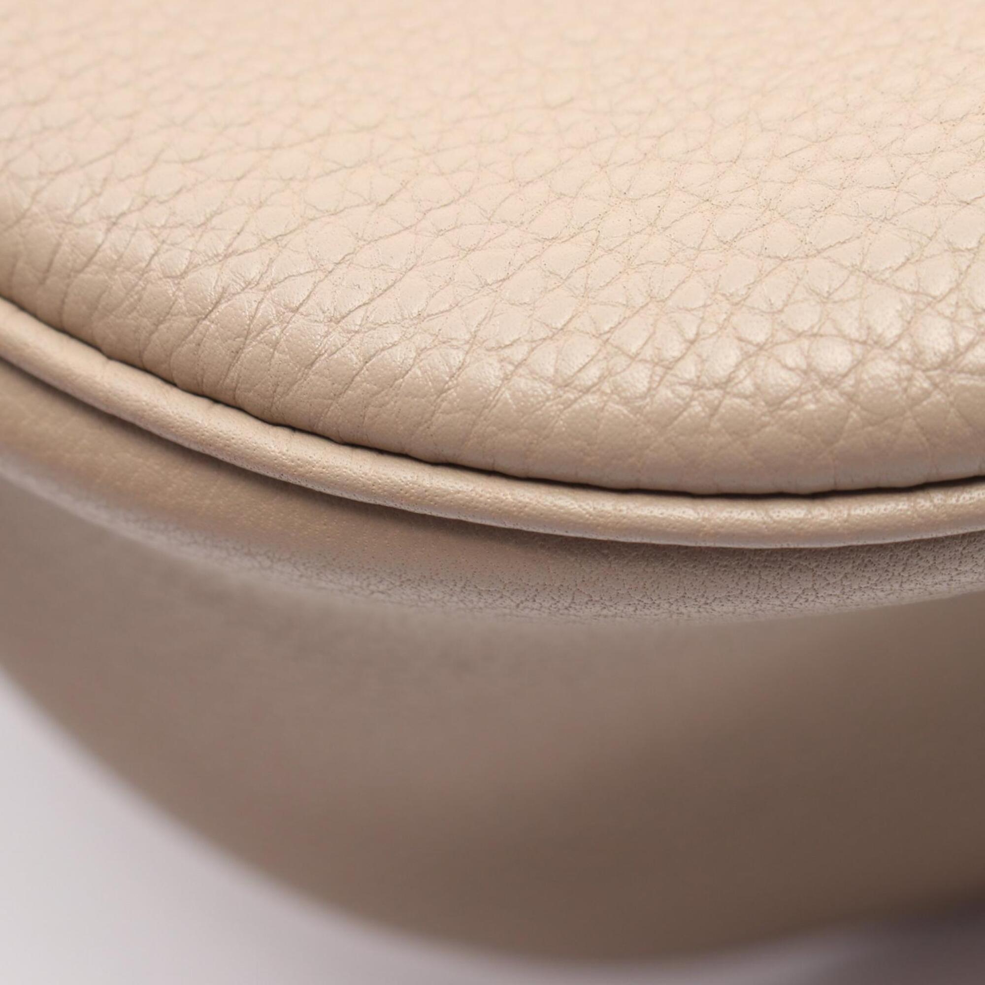 Hermes Beige Togo Leather Handbag Shoulder Bag (Pre-Owned)